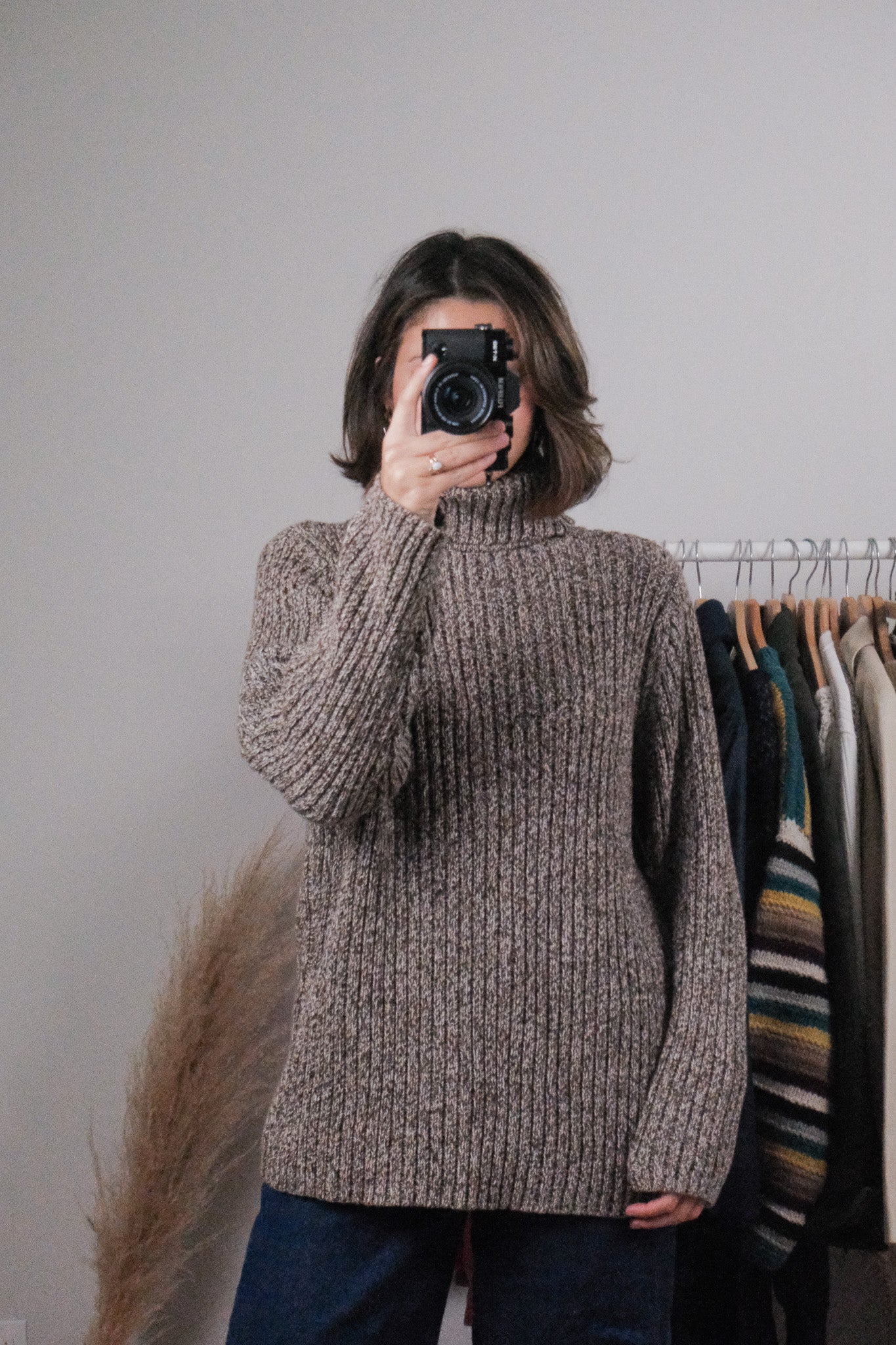 Vintage x Cotton Heathered Turtleneck (L)