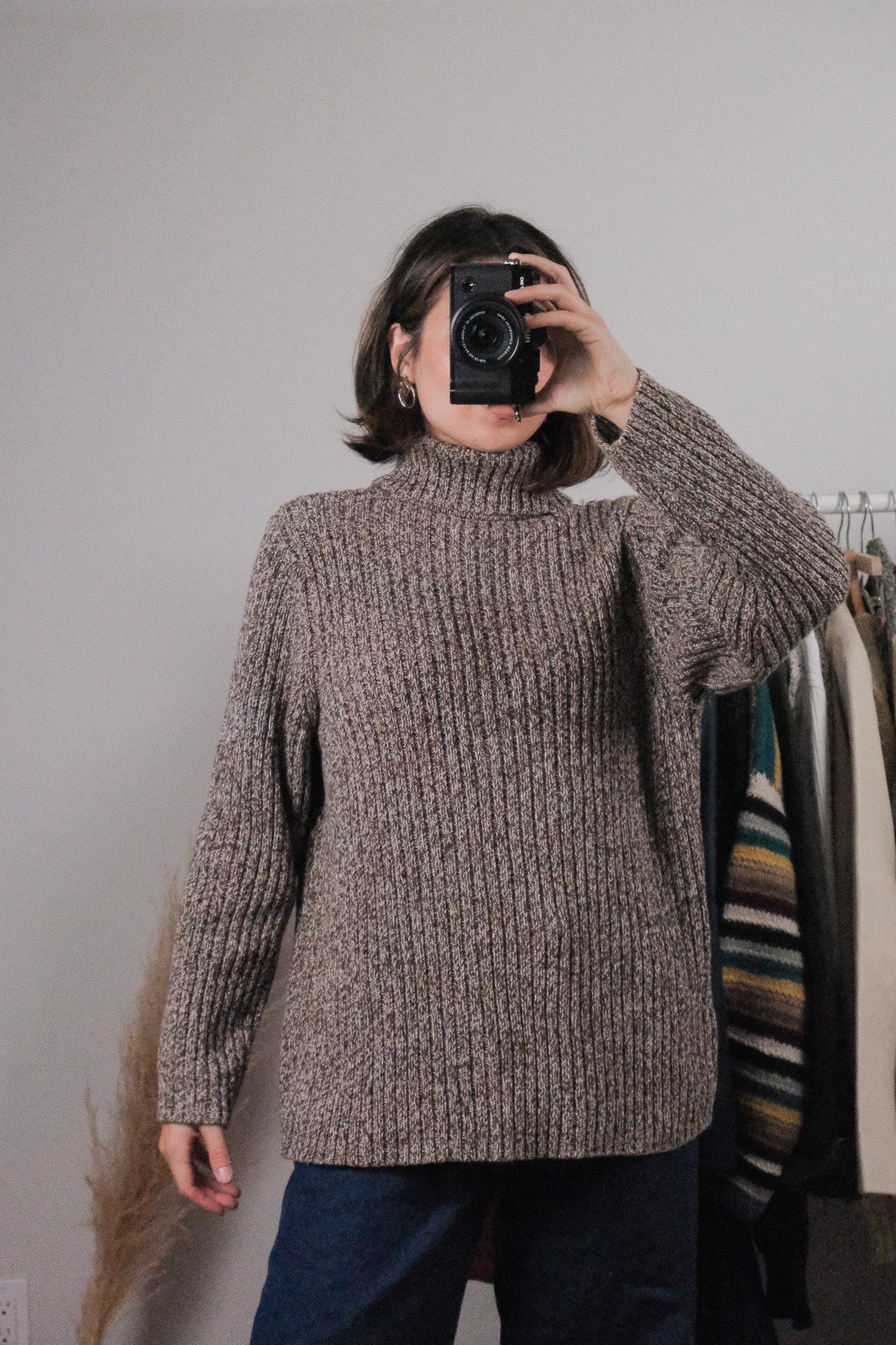 Vintage x Cotton Heathered Turtleneck (L)