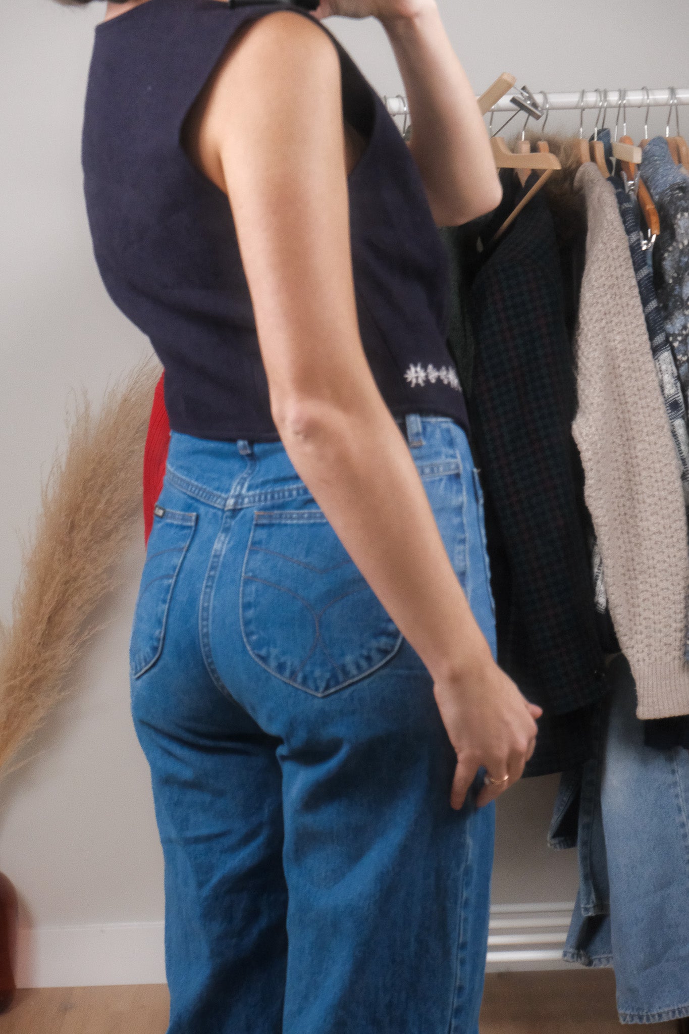 Vintage x Gap x Wool Blend Embroidered Vest (S/M)