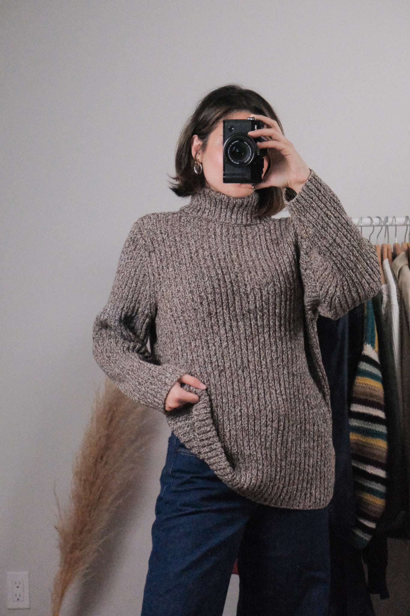 Vintage x Cotton Heathered Turtleneck (L)