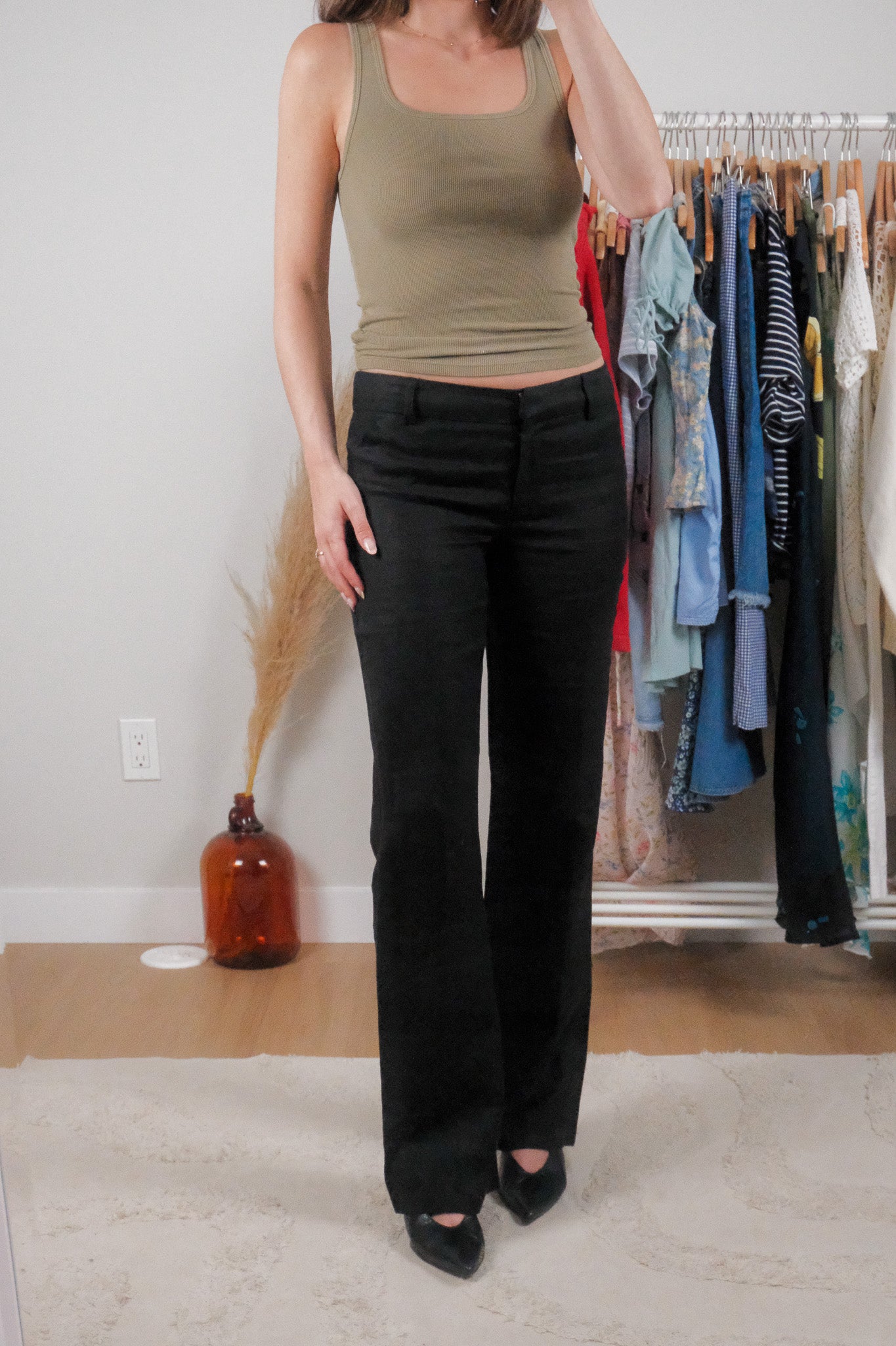 Modern x 100% Linen x Low Rise Pants (4)