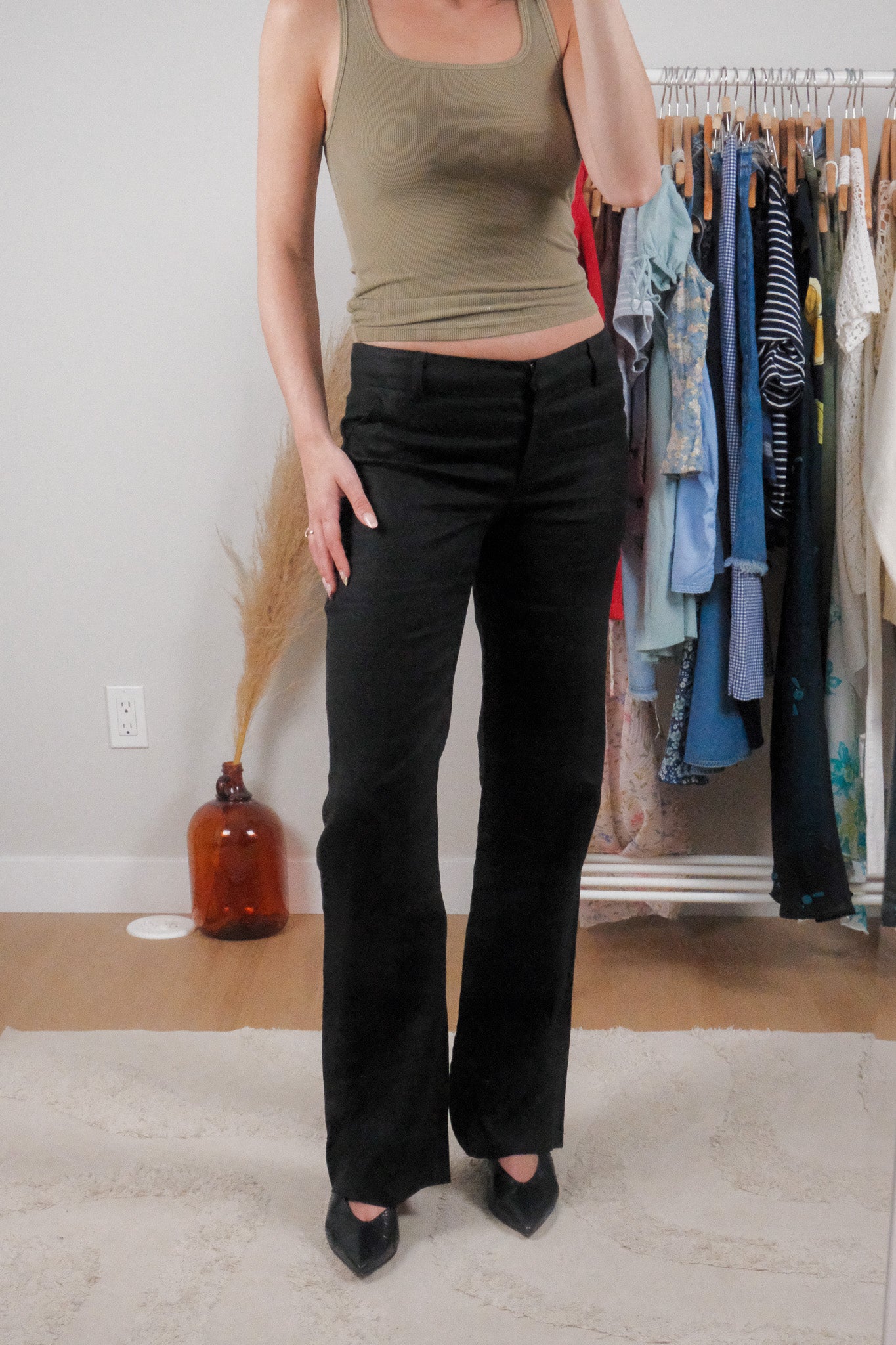 Modern x 100% Linen x Low Rise Pants (4)