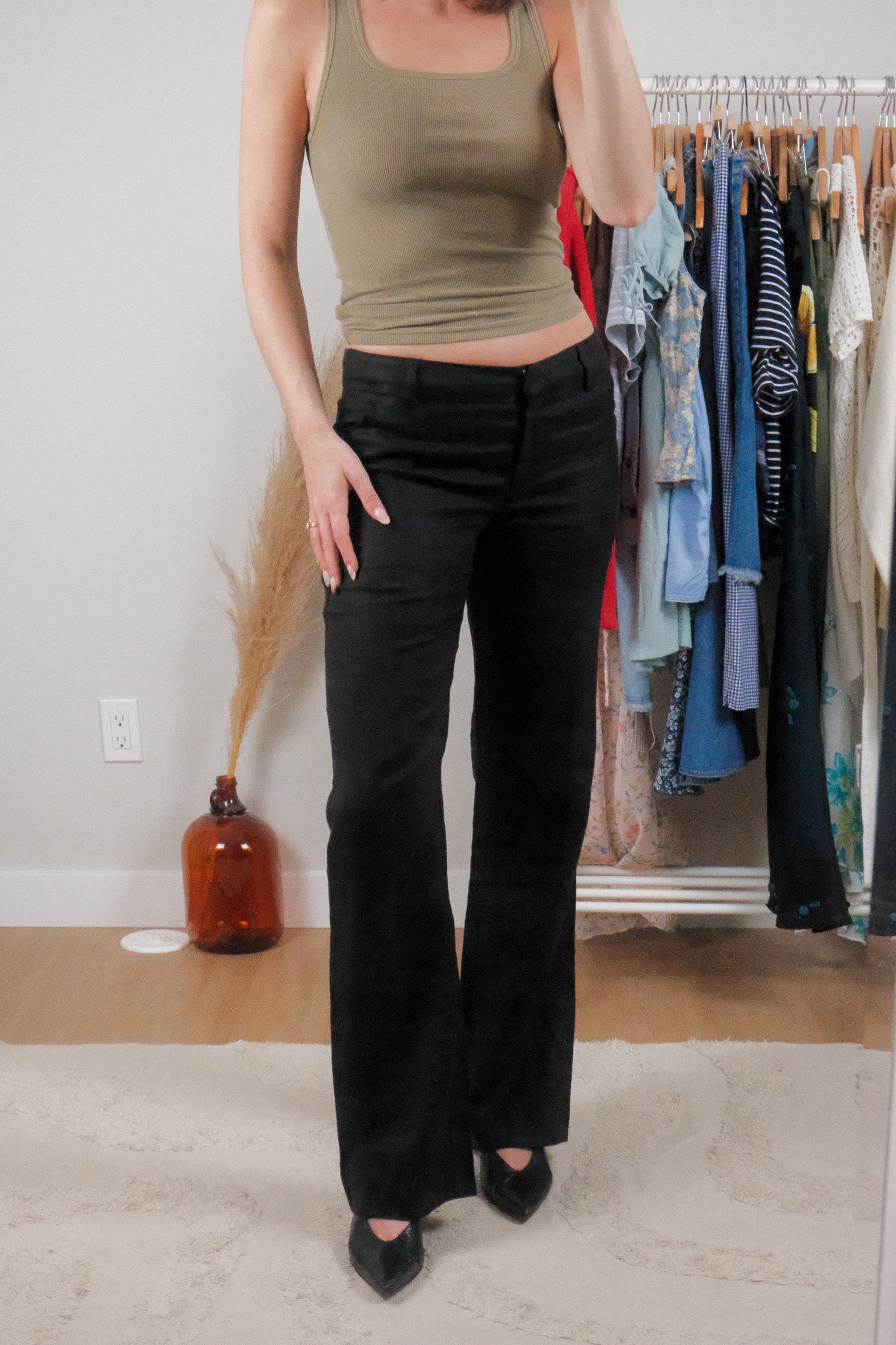 Modern x 100% Linen x Low Rise Pants (4)