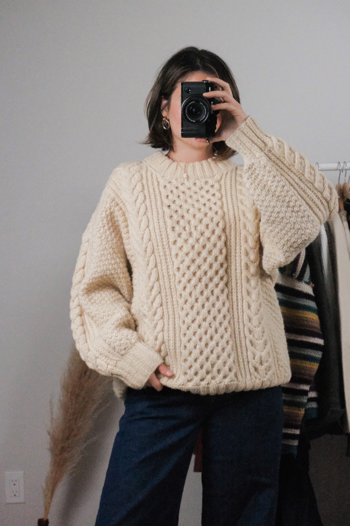 Handknit x Wool Chunky Knit (M-XL)