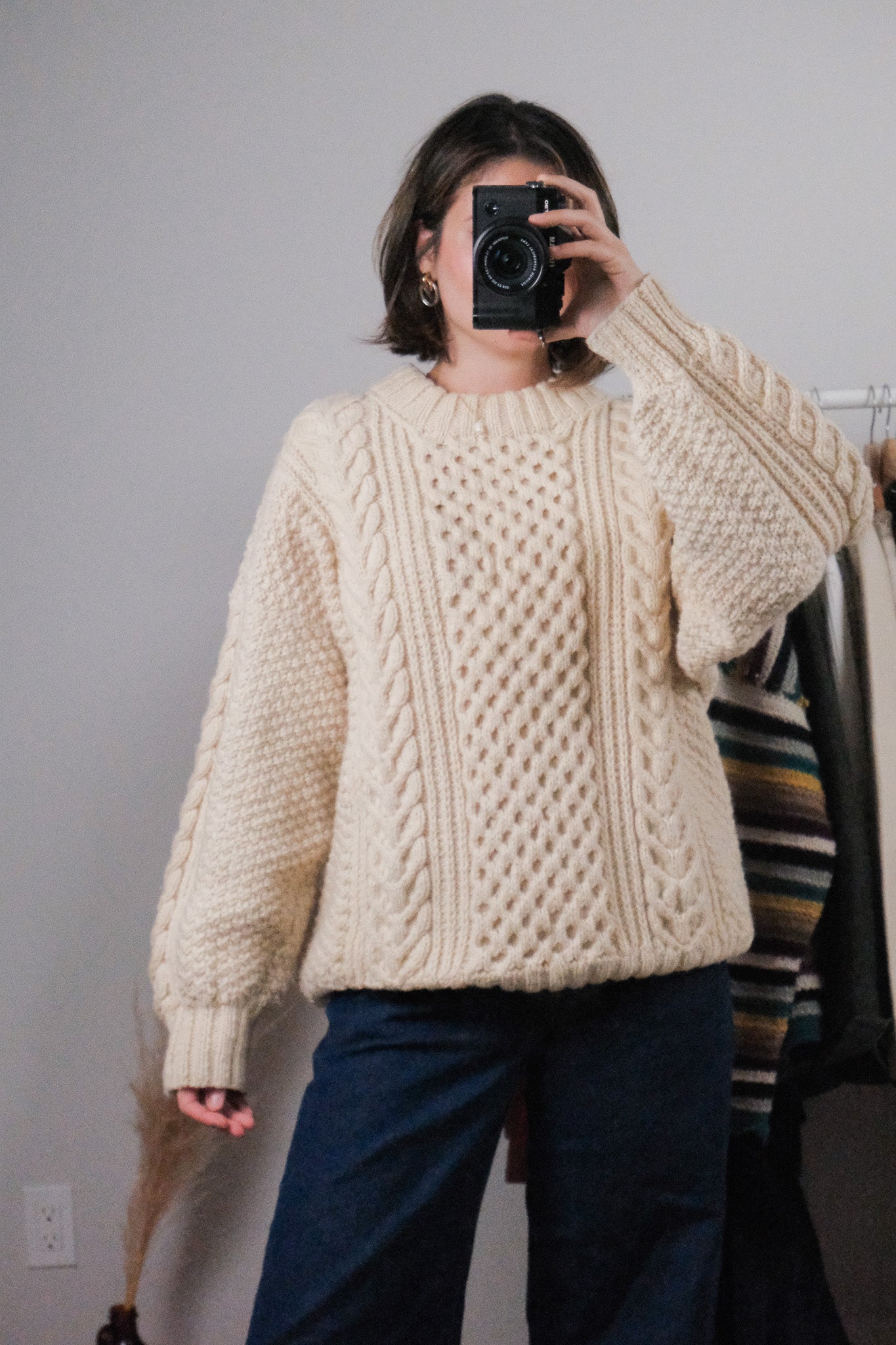 Handknit x Wool Chunky Knit (M-XL)