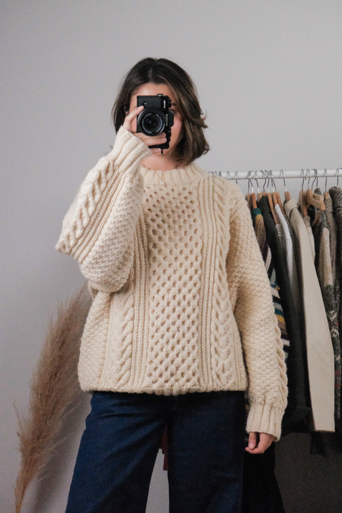Handknit x Wool Chunky Knit (M-XL)