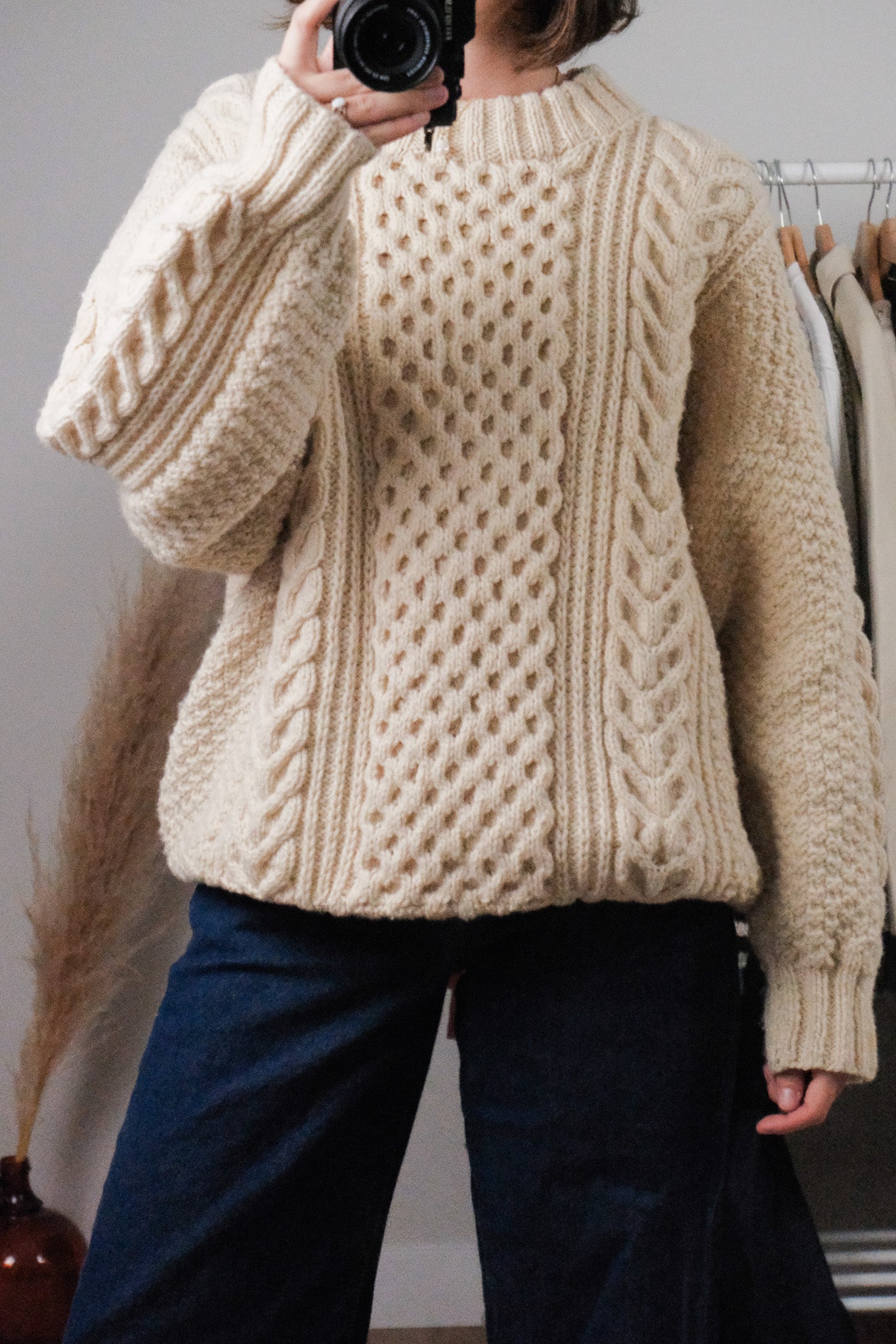 Handknit x Wool Chunky Knit (M-XL)