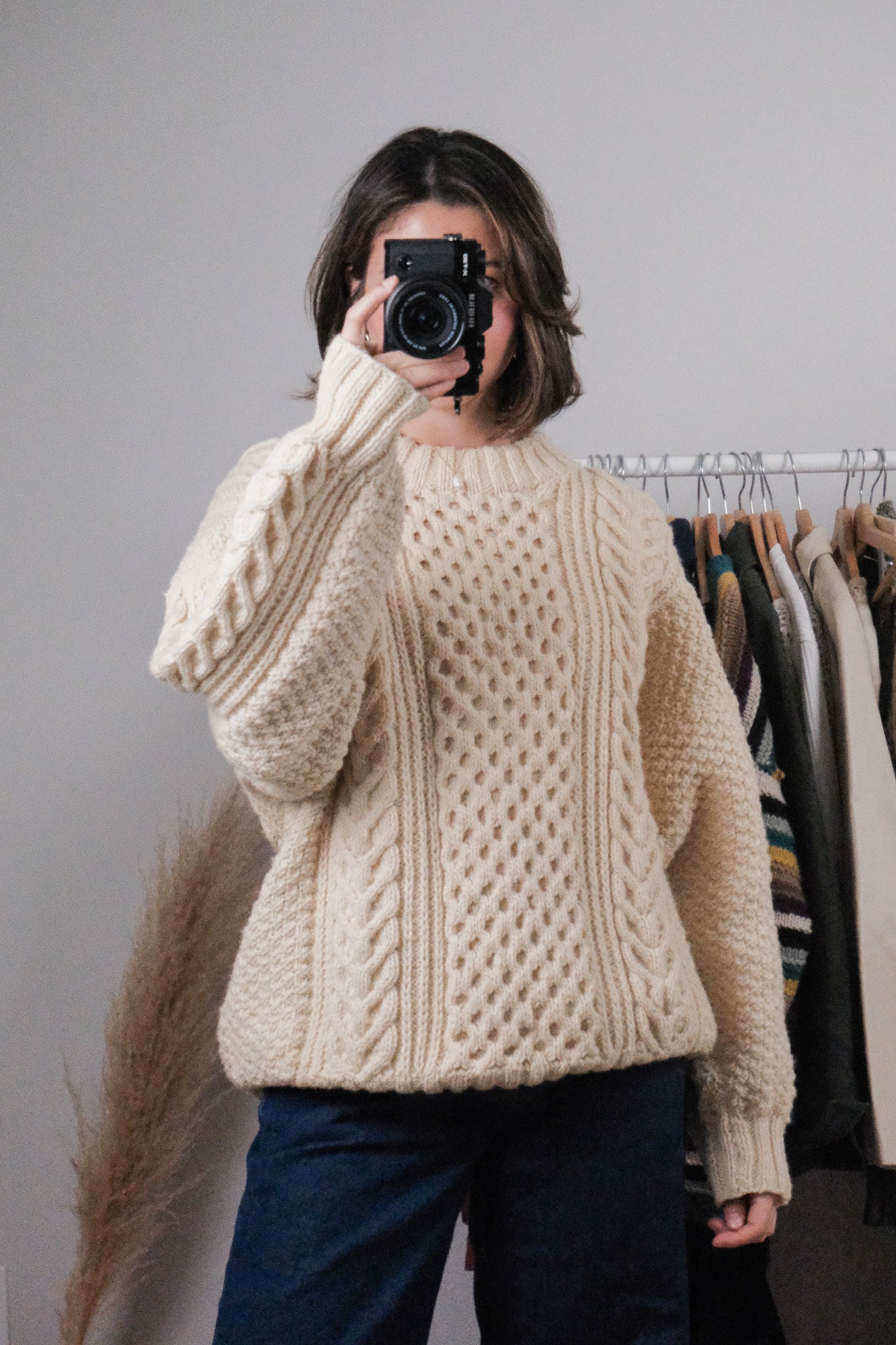 Handknit x Wool Chunky Knit (M-XL)