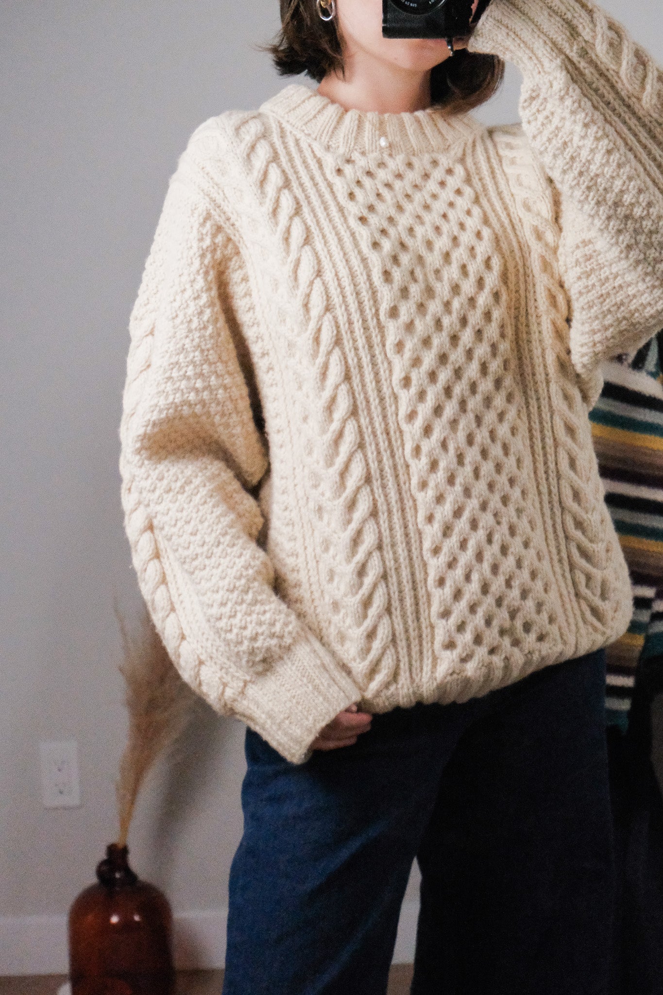 Handknit x Wool Chunky Knit (M-XL)