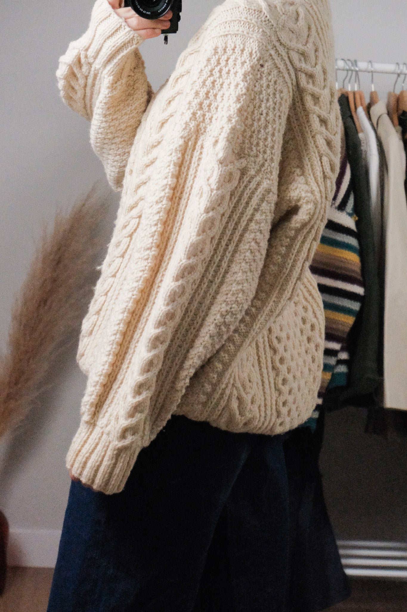 Handknit x Wool Chunky Knit (M-XL)