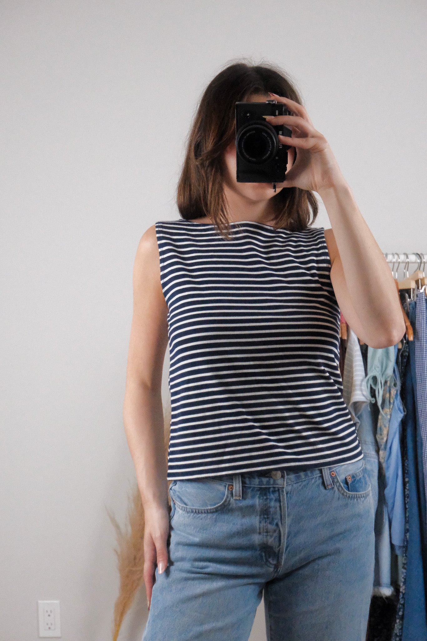 Modern x Striped Boatneck Tank (M)
