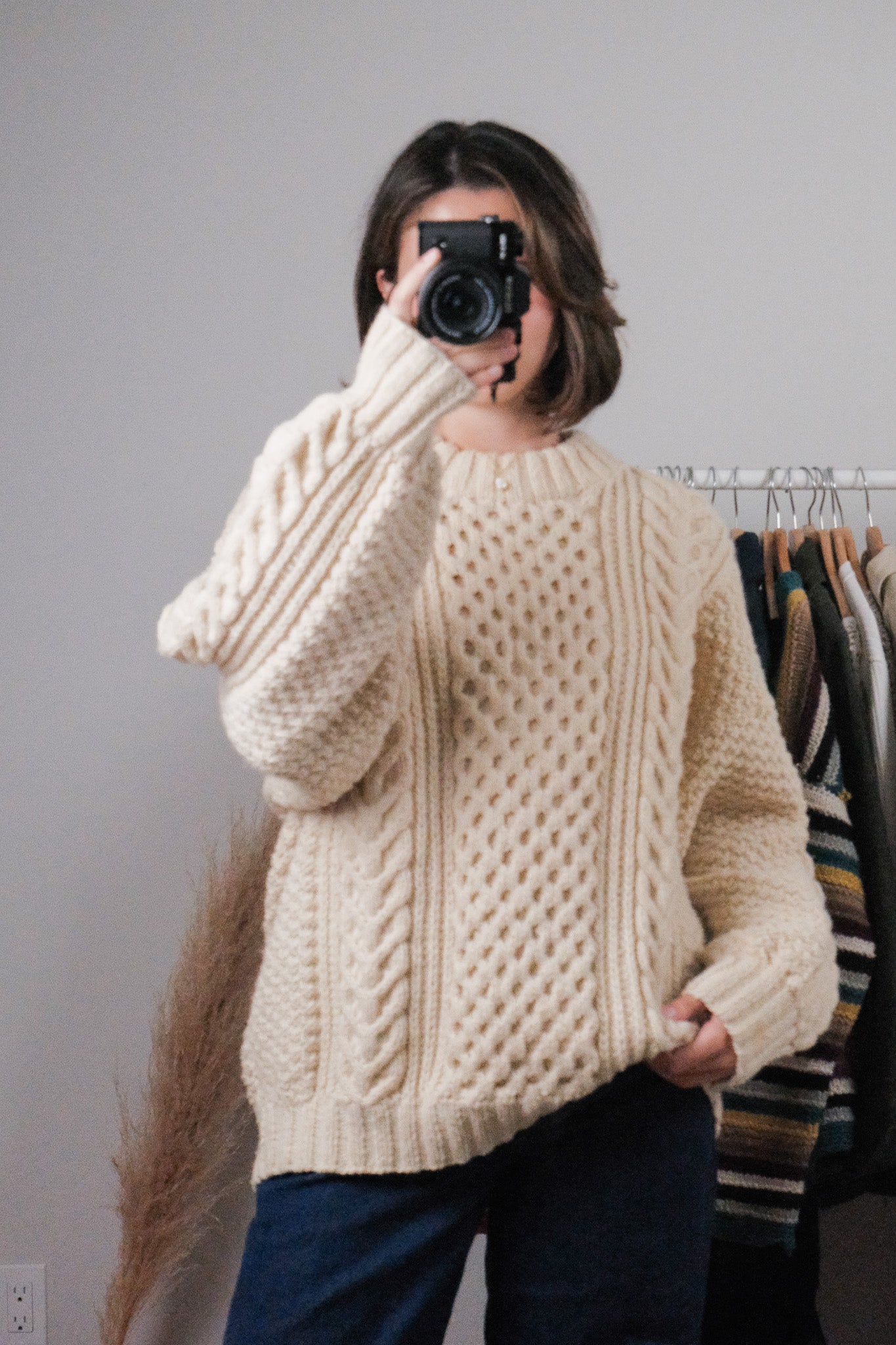 Handknit x Wool Chunky Knit (M-XL)