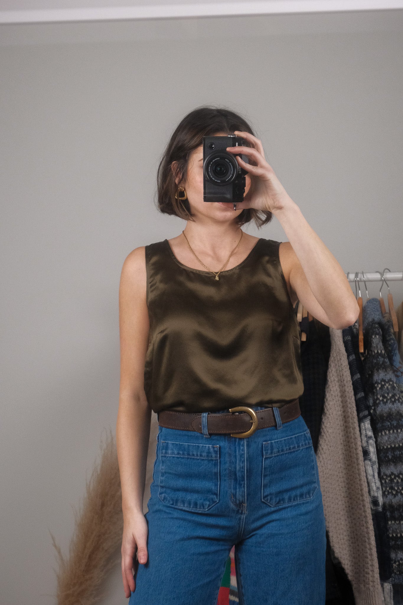 Vintage x Silk Tank (XS/S)