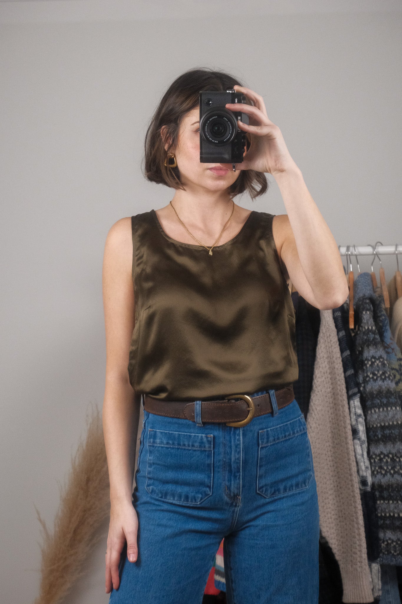 Vintage x Silk Tank (XS/S)