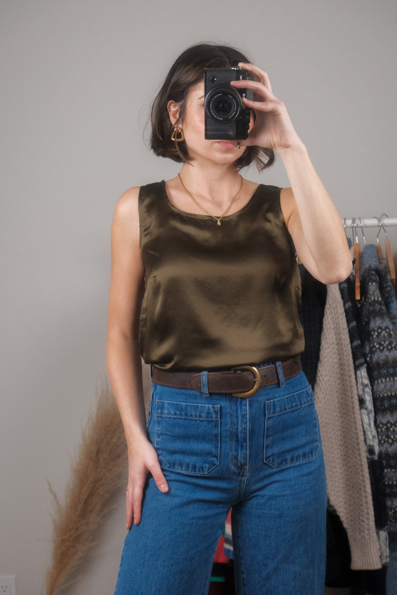 Vintage x Silk Tank (XS/S)