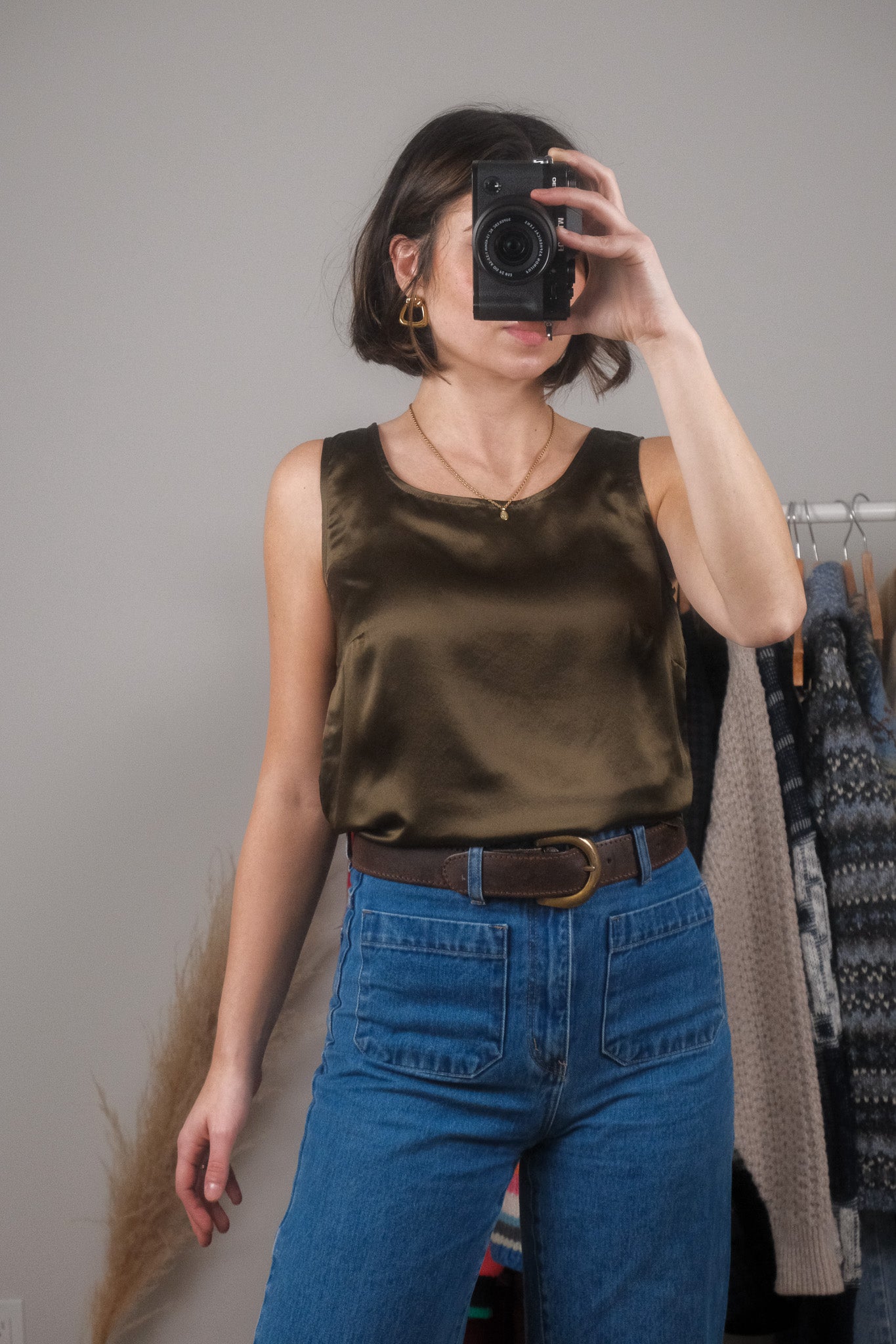 Vintage x Silk Tank (XS/S)