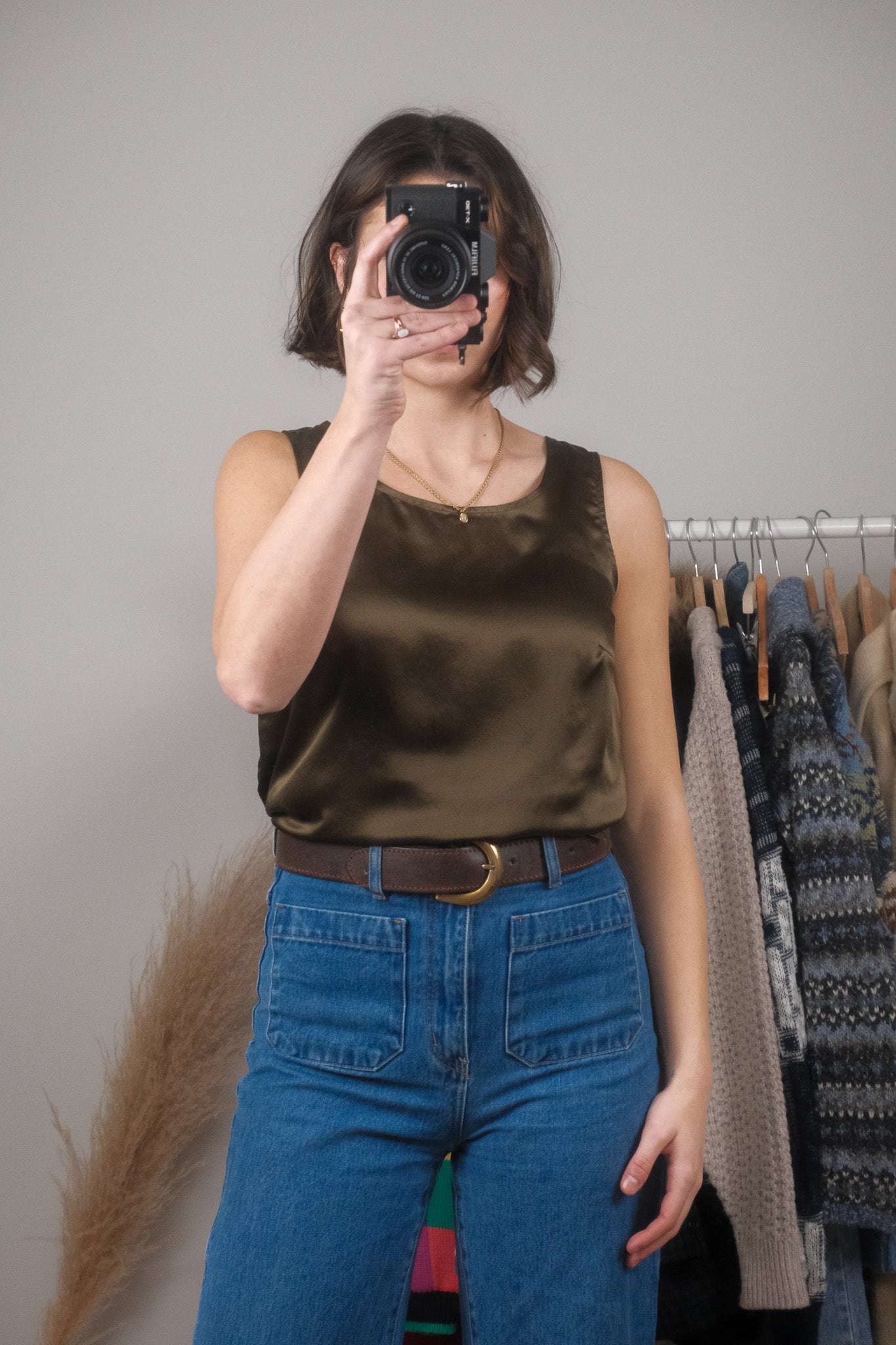 Vintage x Silk Tank (XS/S)