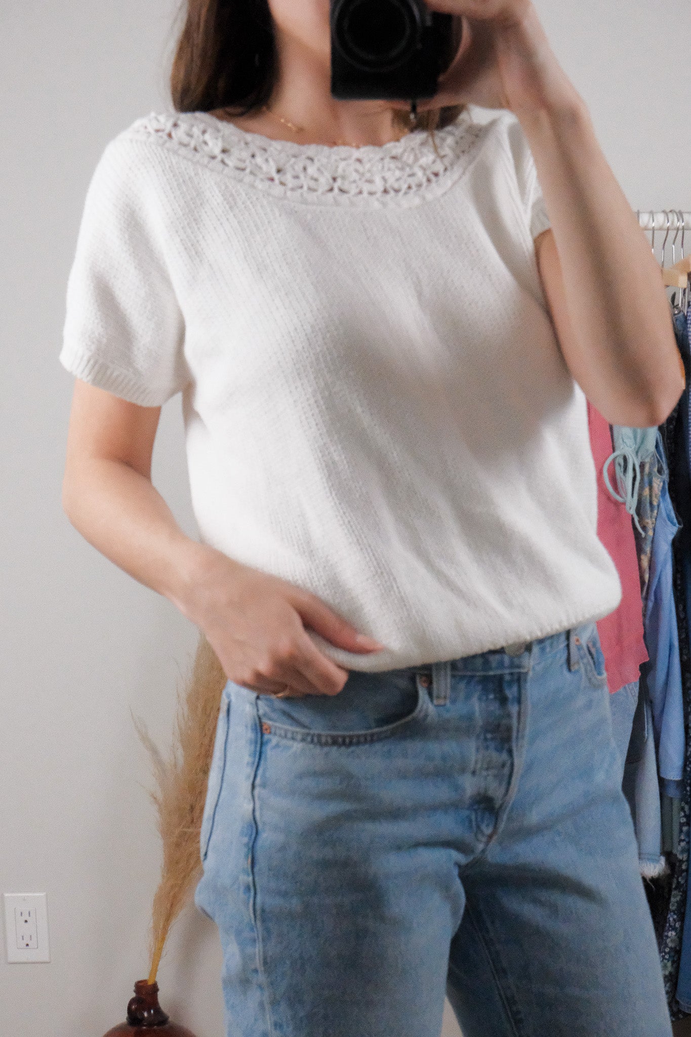 Vintage x Cotton Short-Sleeve Knit (M)