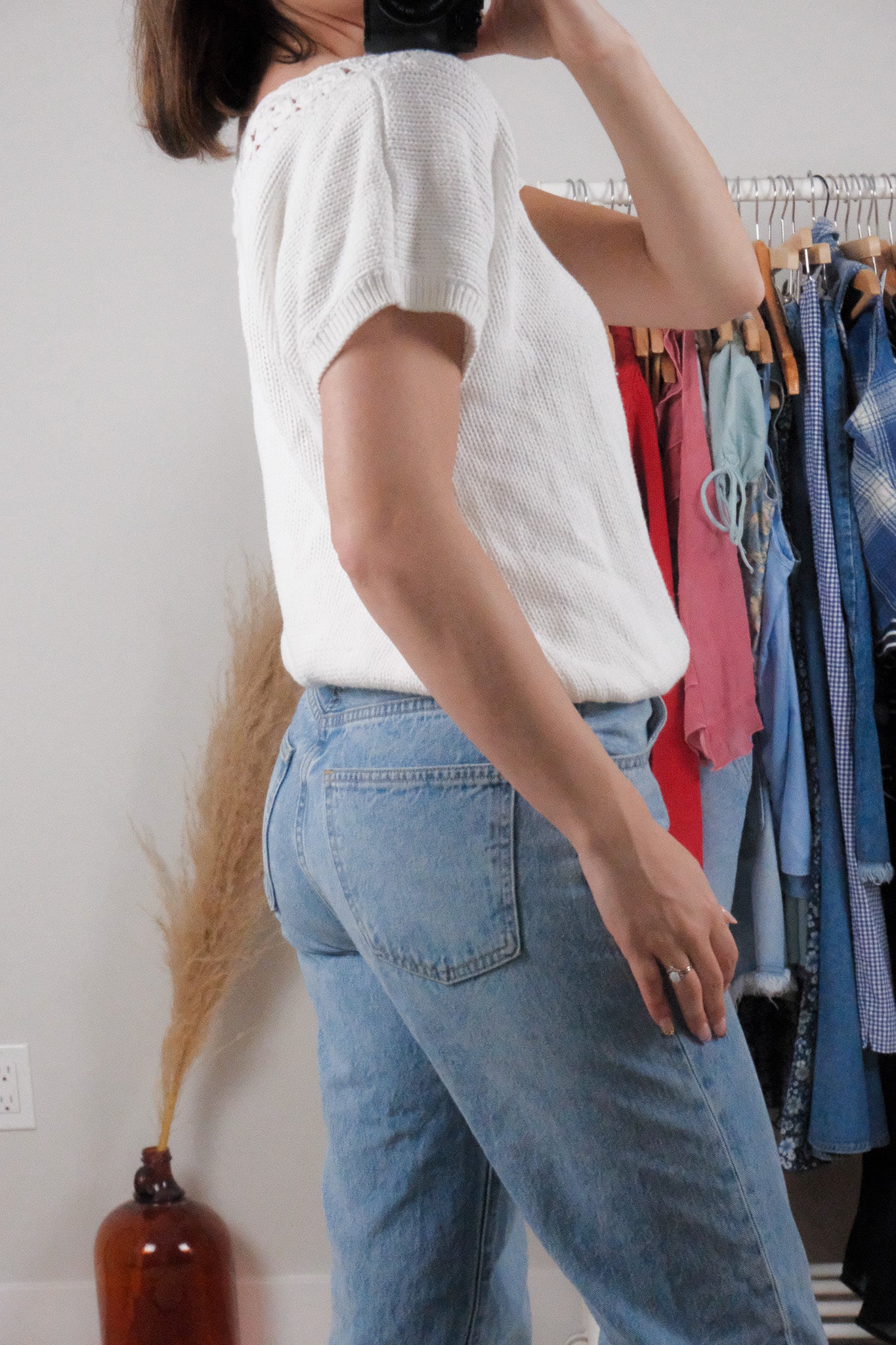Vintage x Cotton Short-Sleeve Knit (M)