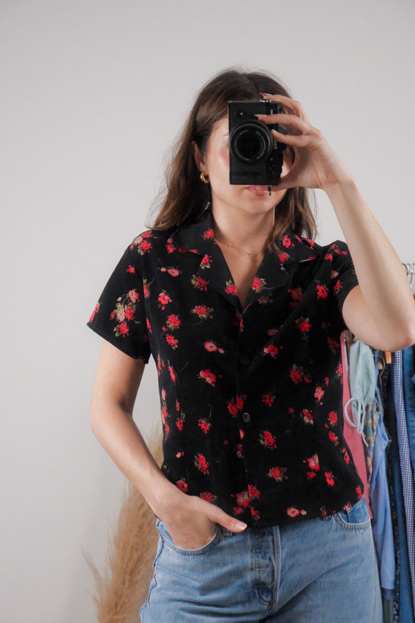 Made in Canda x Vintage x Floral Blouse (M)