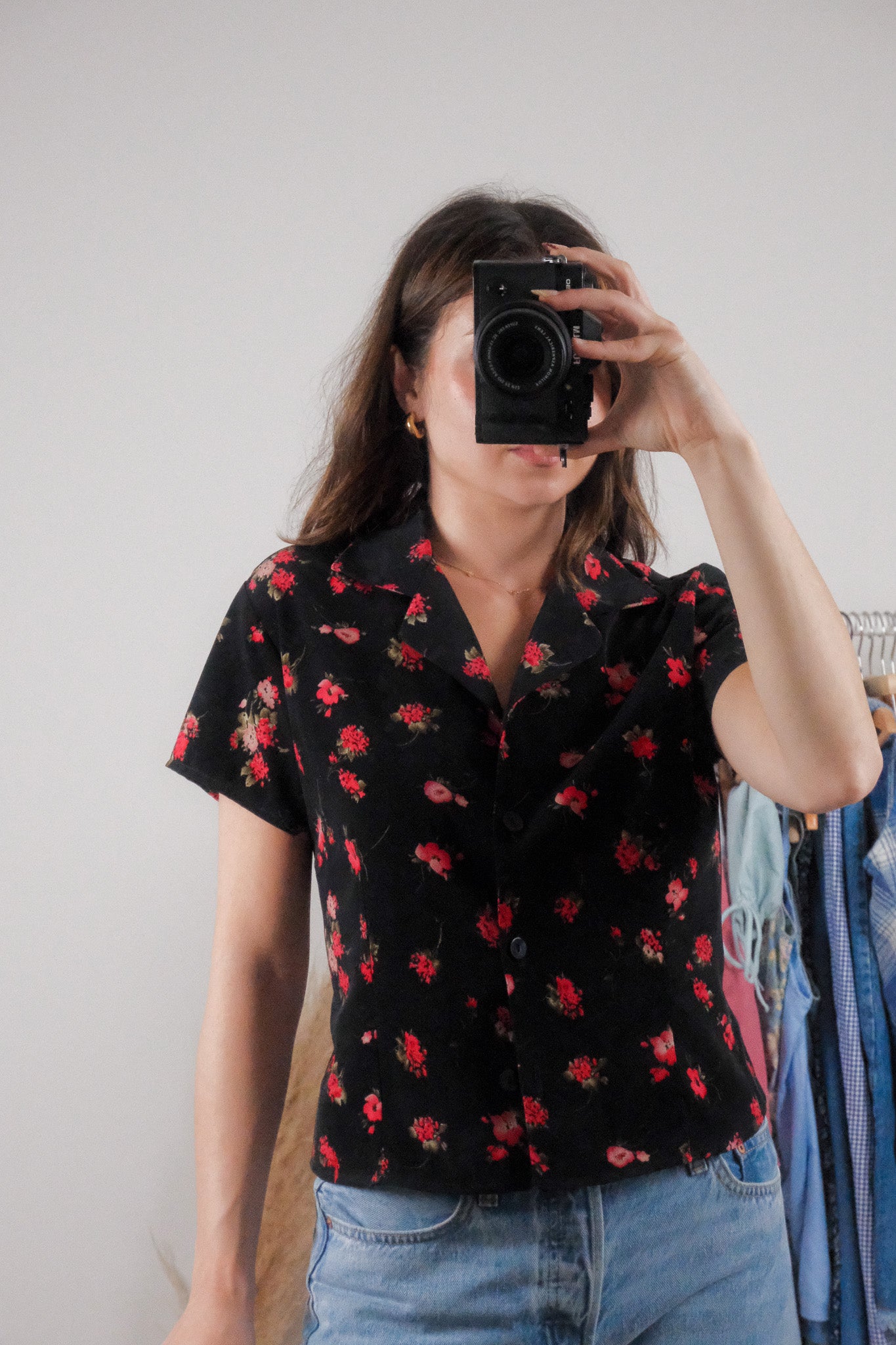 Made in Canda x Vintage x Floral Blouse (M)