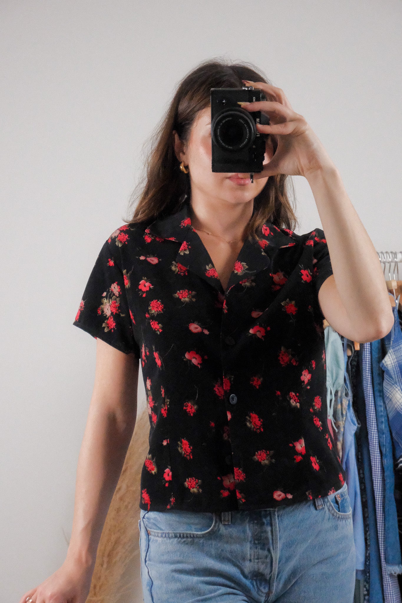 Made in Canda x Vintage x Floral Blouse (M)