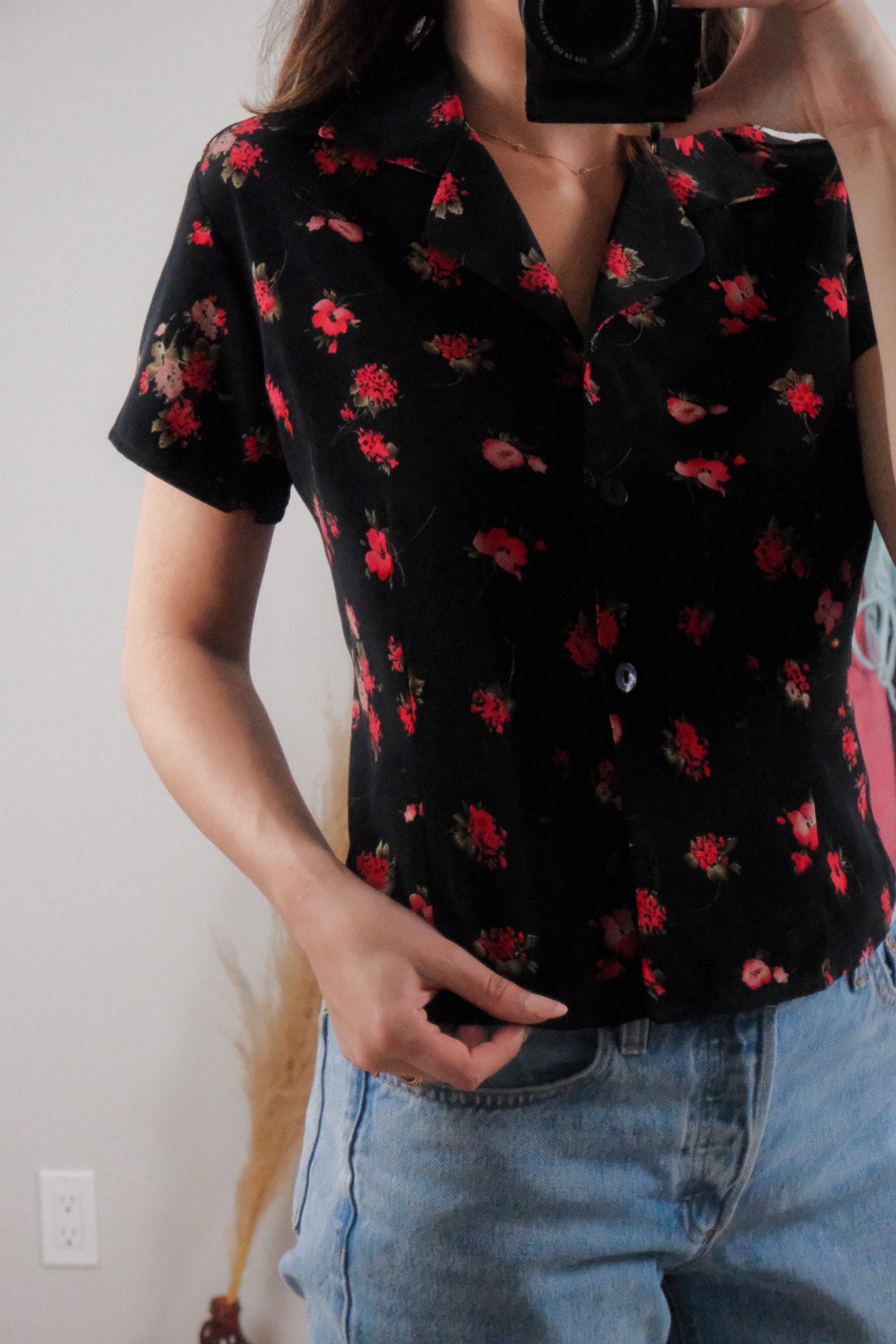 Made in Canda x Vintage x Floral Blouse (M)