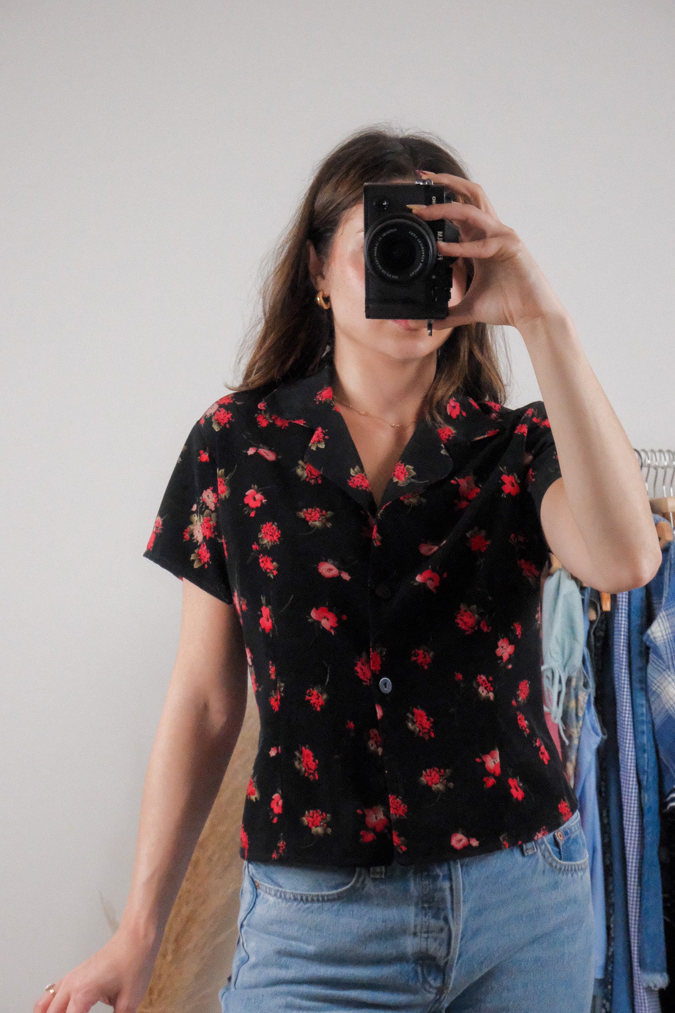 Made in Canda x Vintage x Floral Blouse (M)