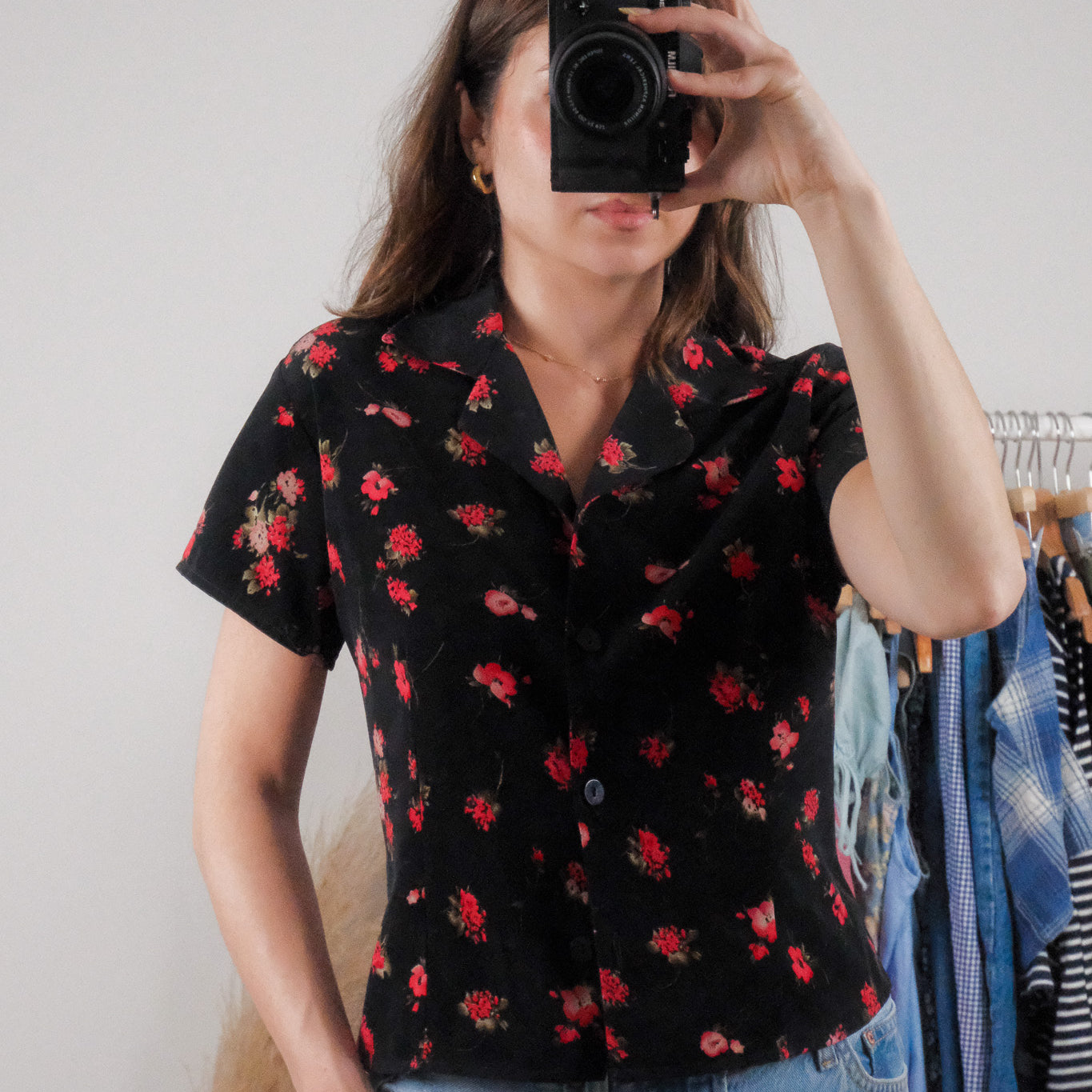 Made in Canda x Vintage x Floral Blouse (M)