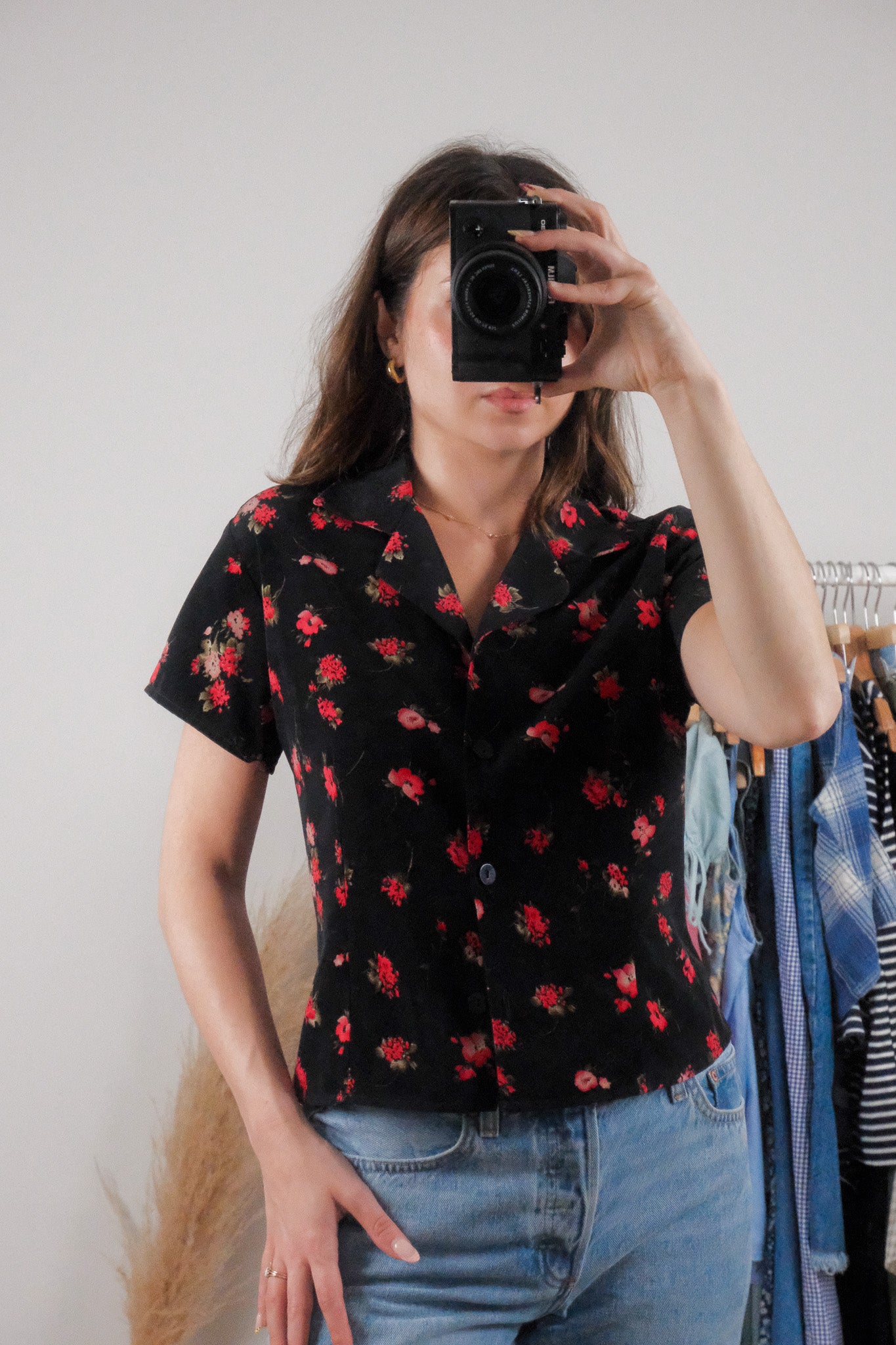Made in Canda x Vintage x Floral Blouse (M)