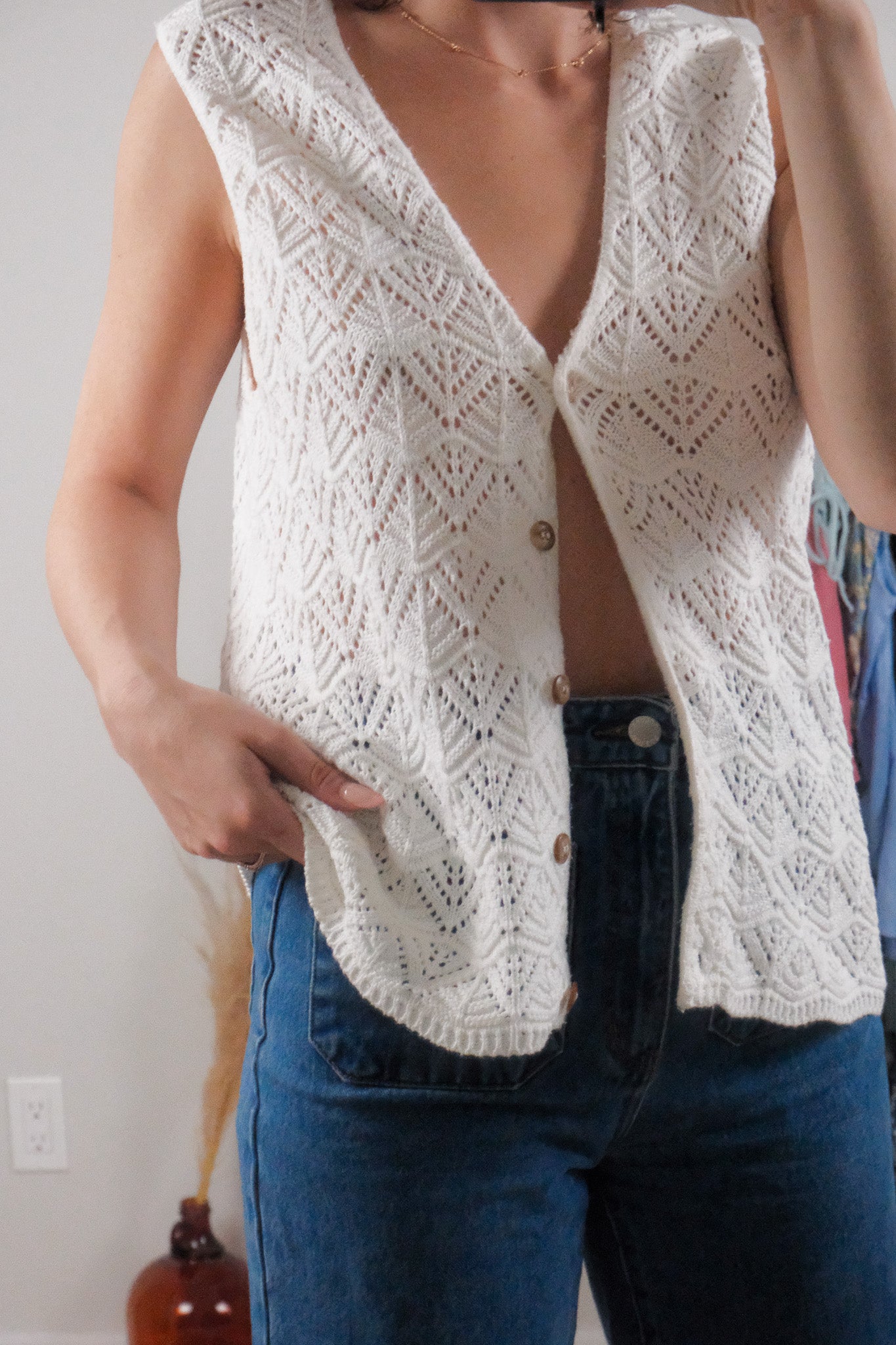 Made in Canada x Vintage x Knit Vest (M)