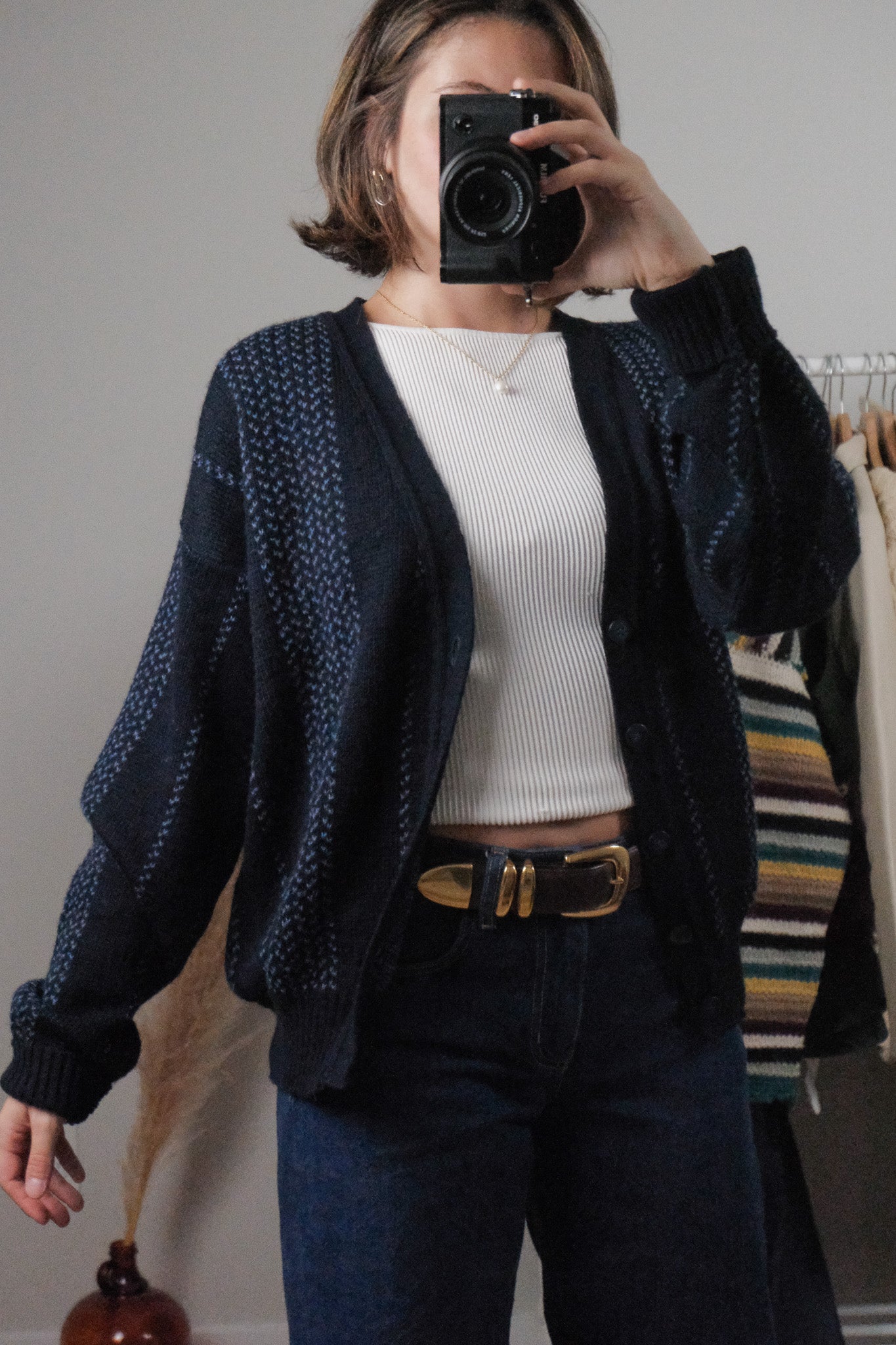 Made in Turkey x Vintage x Wool Blend Cardigan (M)