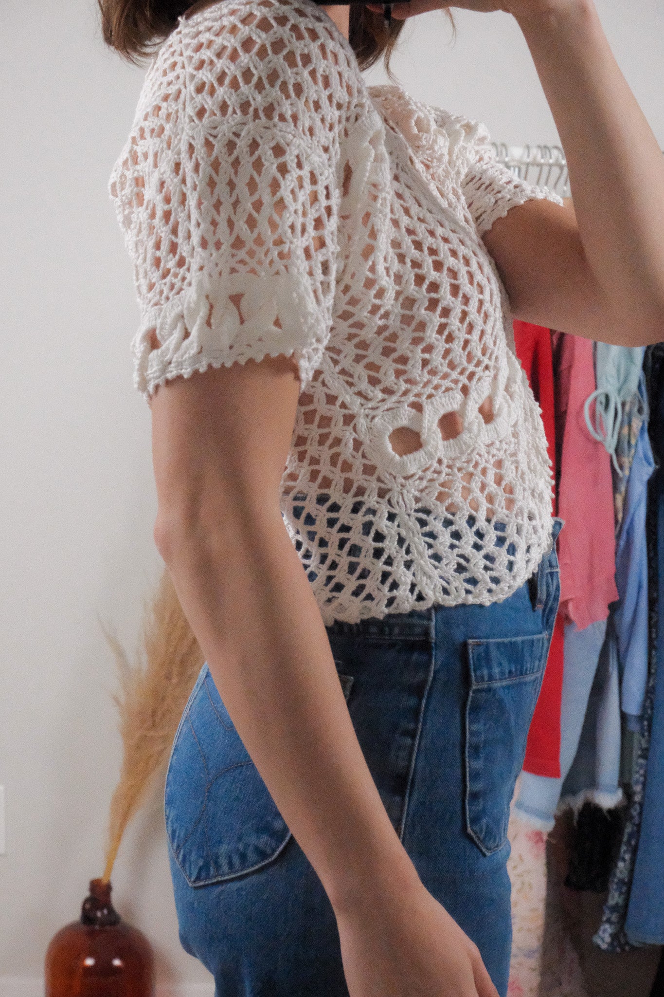 Vintage x Cotton Short-Sleeve Knit (S/M)