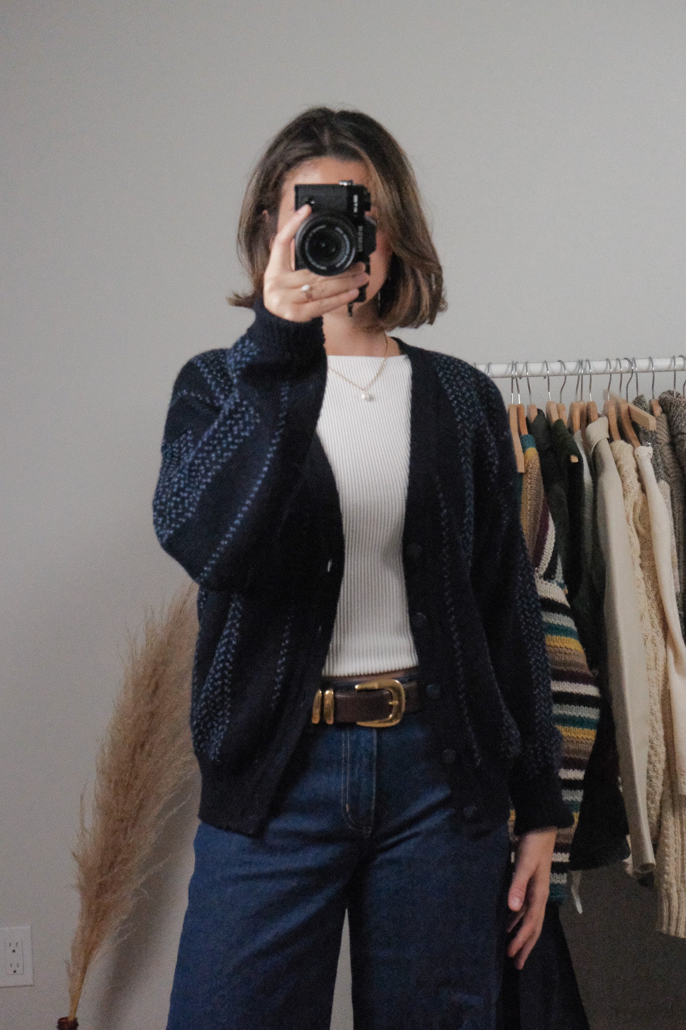 Made in Turkey x Vintage x Wool Blend Cardigan (M)