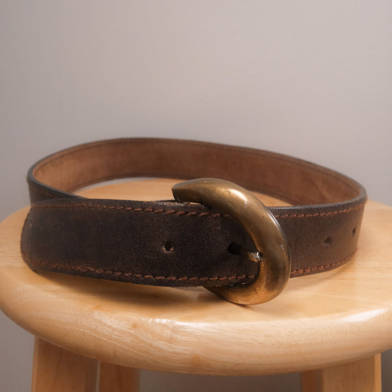 Vintage x Leather Belt (S)