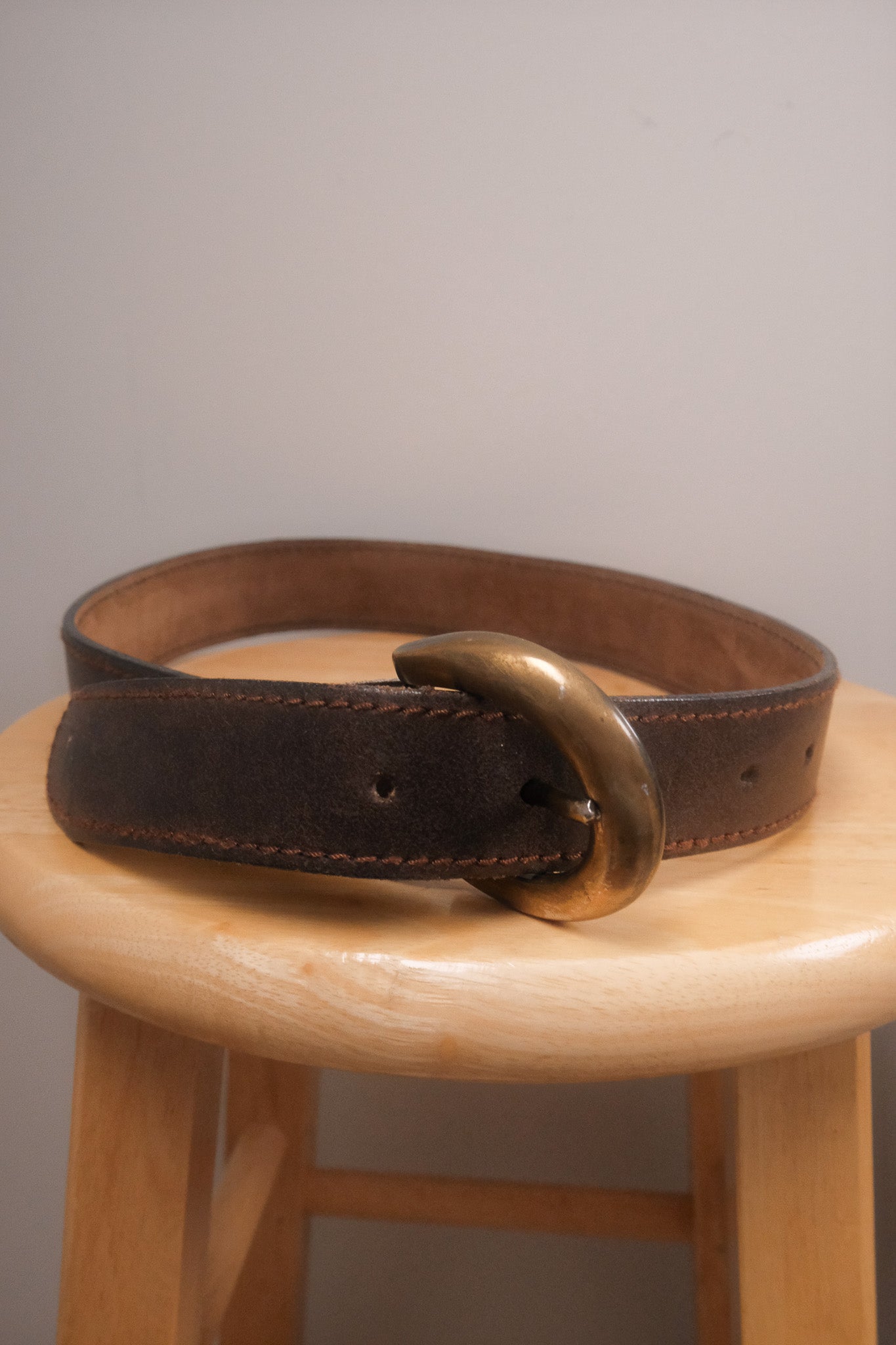 Vintage x Leather Belt (S)