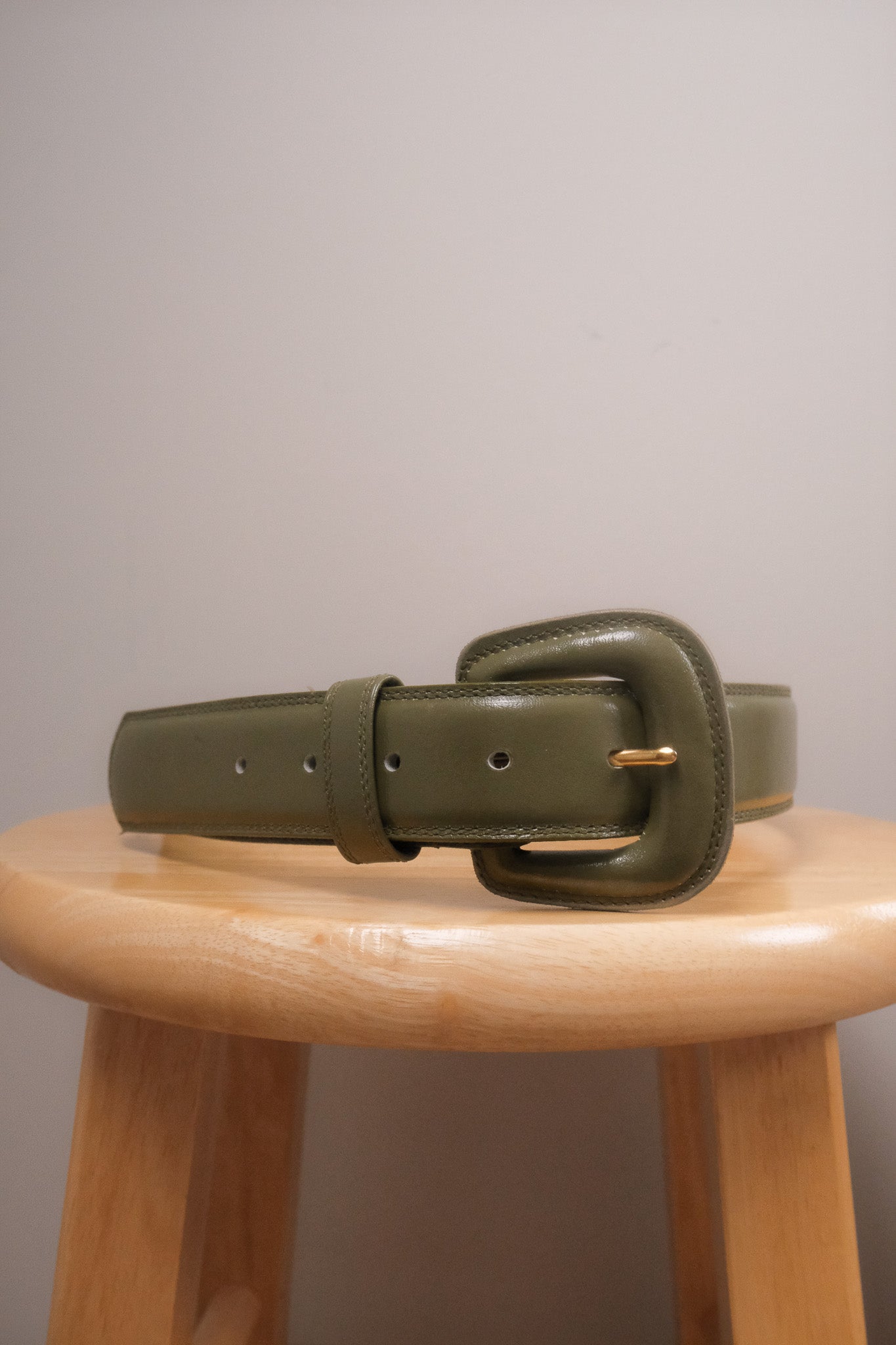 Vintage x Leather Belt (XS/S)