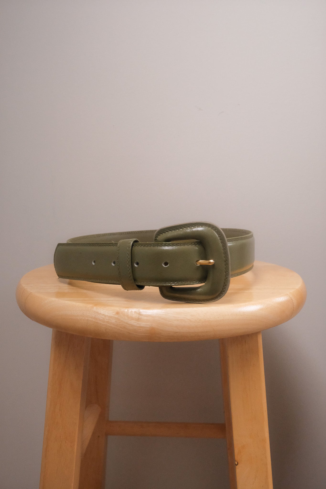 Vintage x Leather Belt (XS/S)