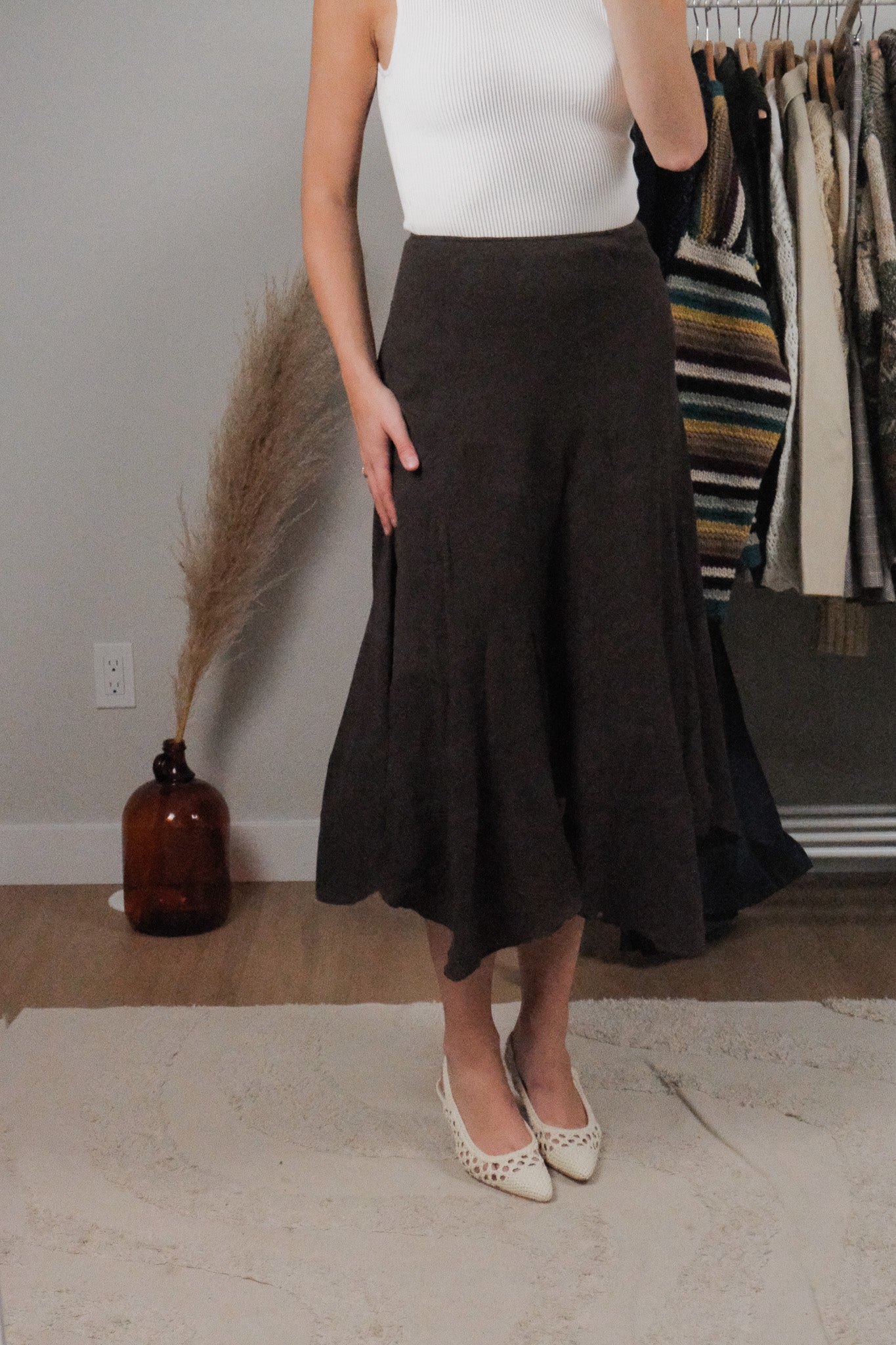 Vintage x Cotton Midi Skirt (12)