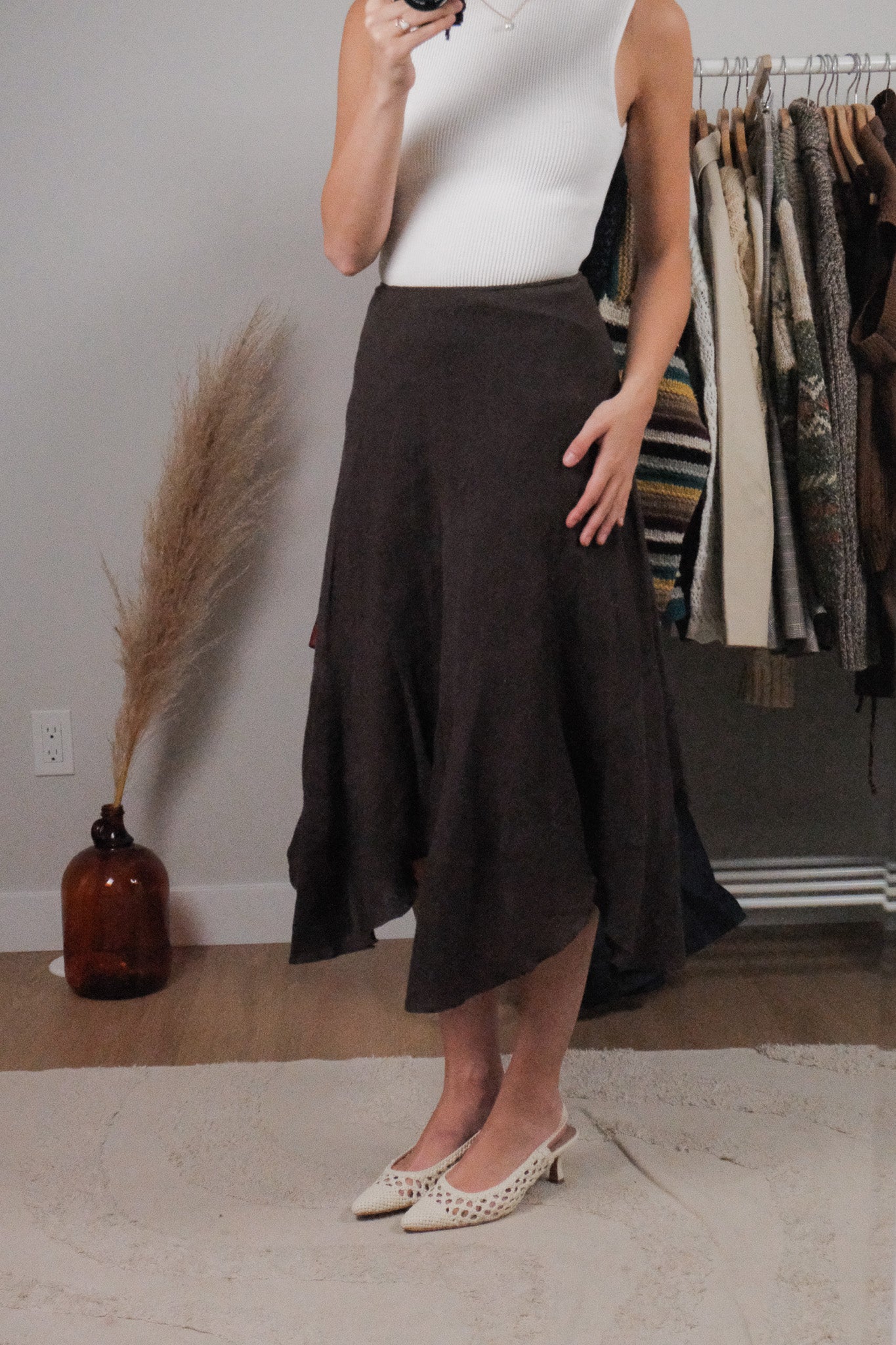 Vintage x Cotton Midi Skirt (12)
