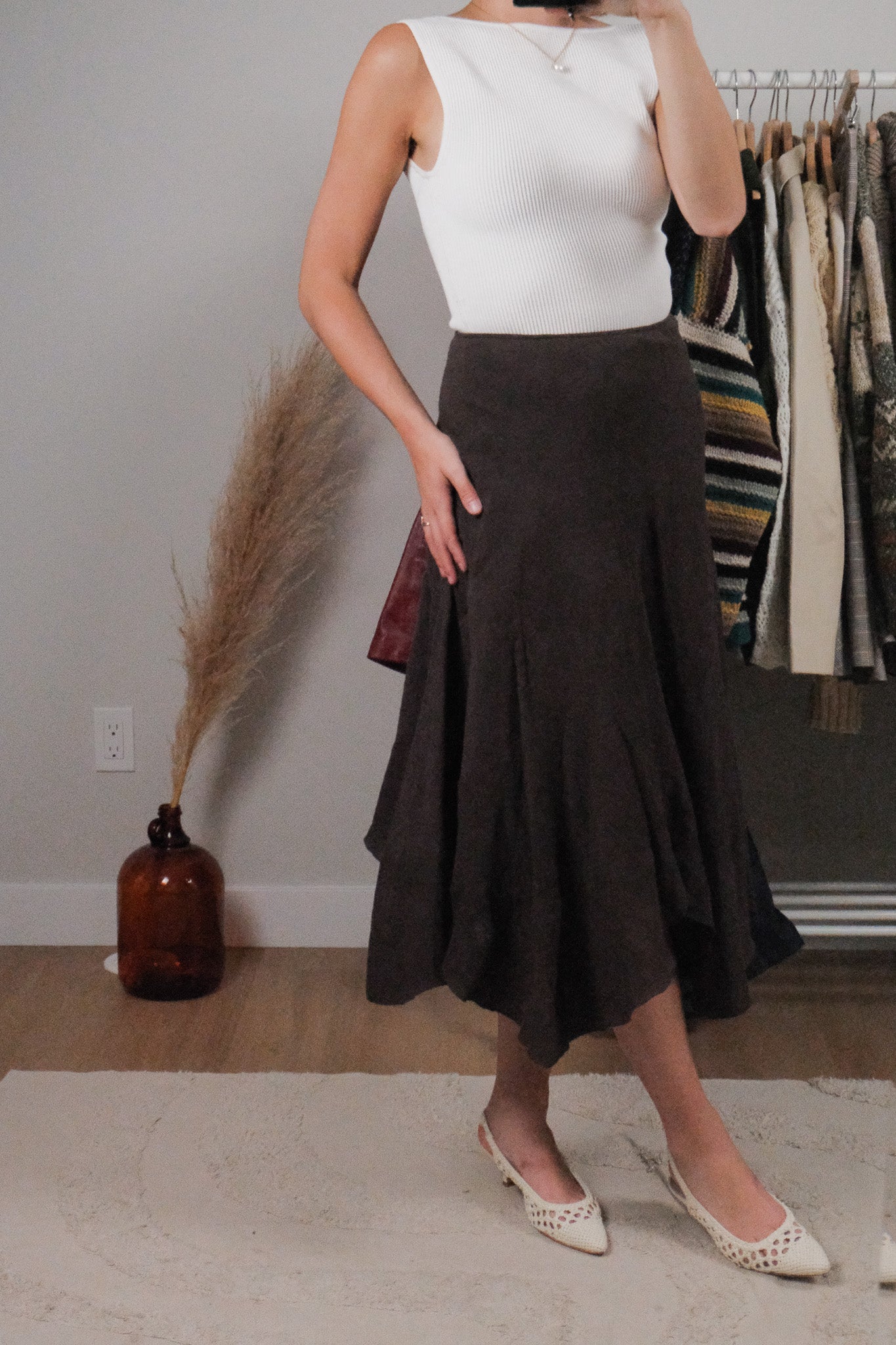 Vintage x Cotton Midi Skirt (12)