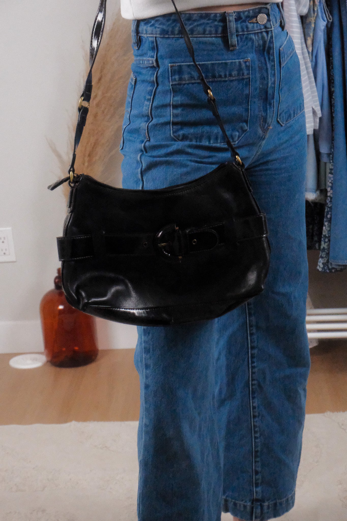 Vintage x Faux Leather Purse