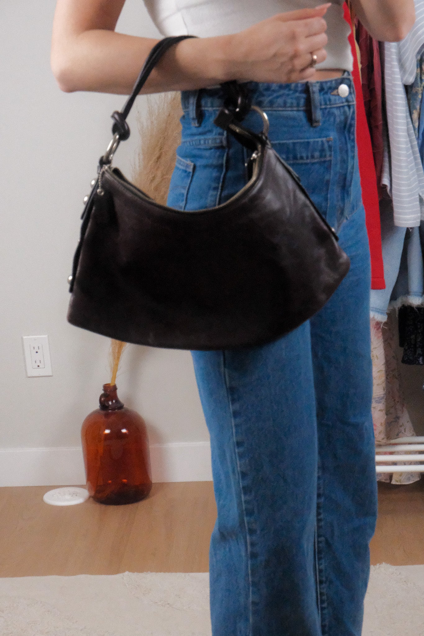 Vintage x Danier x Leather Studded Purse