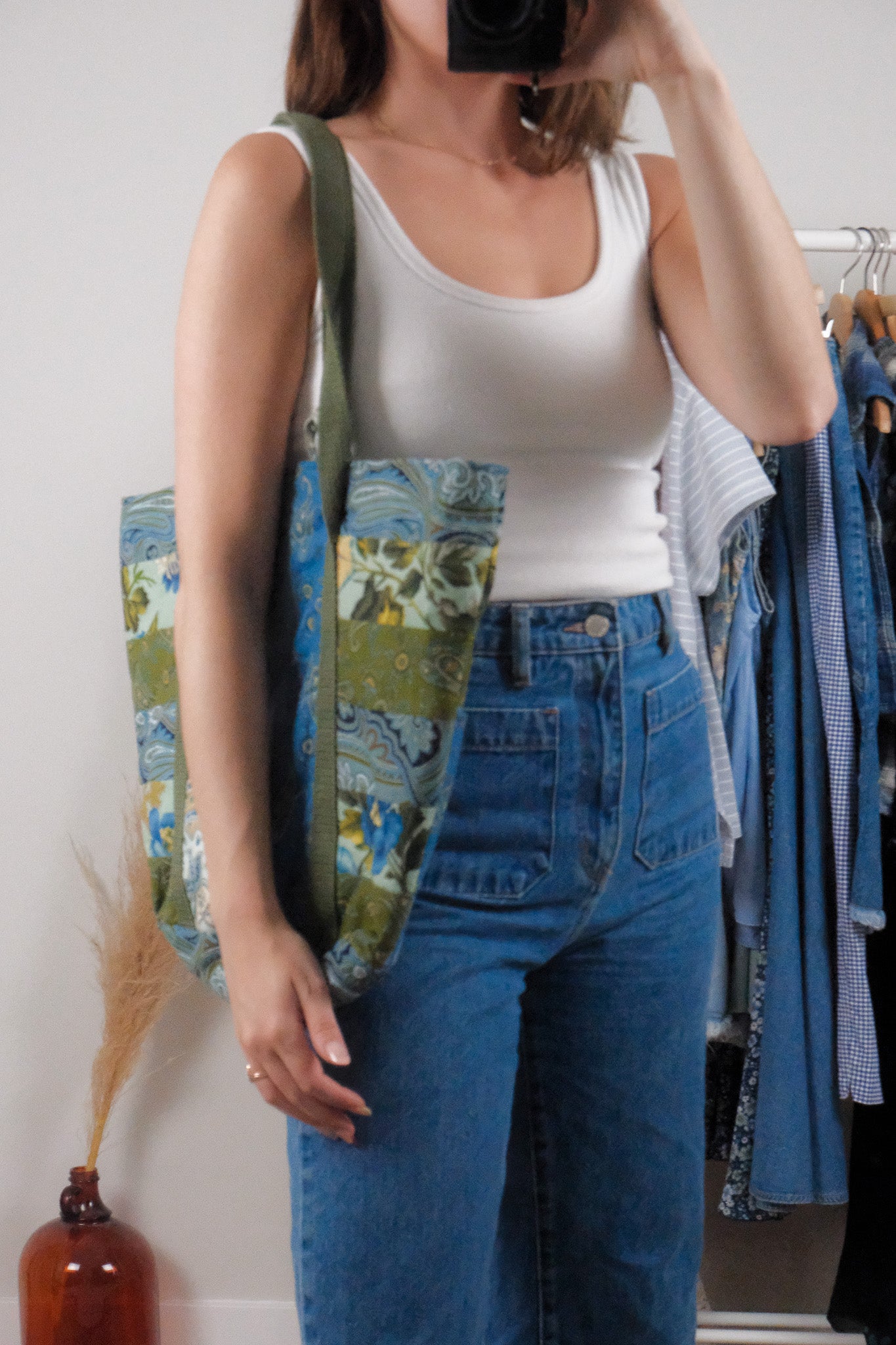 Handmade x Quilted Tote Bag