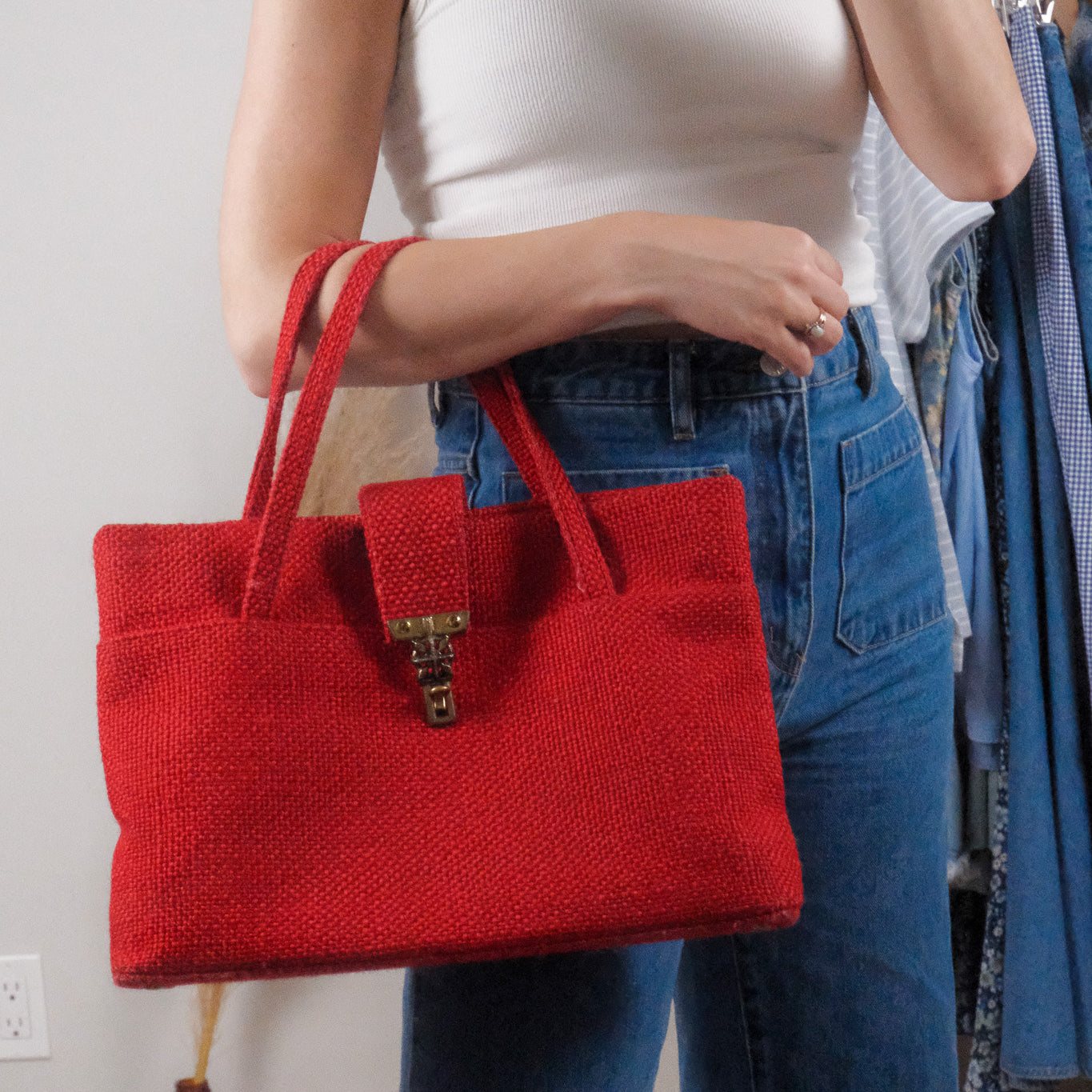 Vintage x Wool Tote