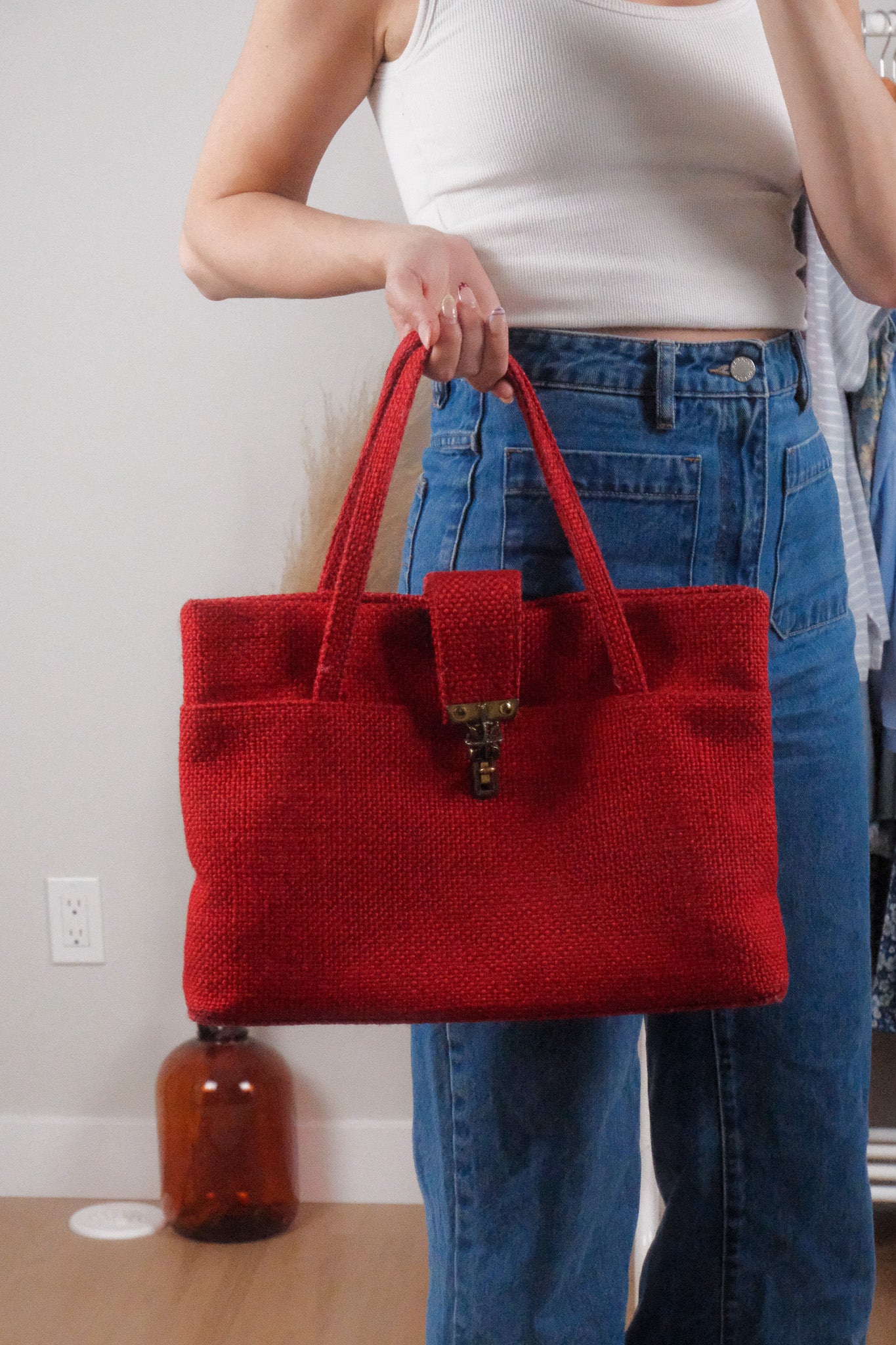 Vintage x Wool Tote
