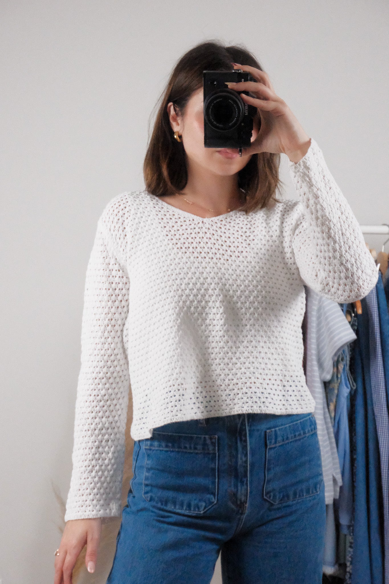 Vintage x Cotton/Ramie Knit Long Sleeve (S)