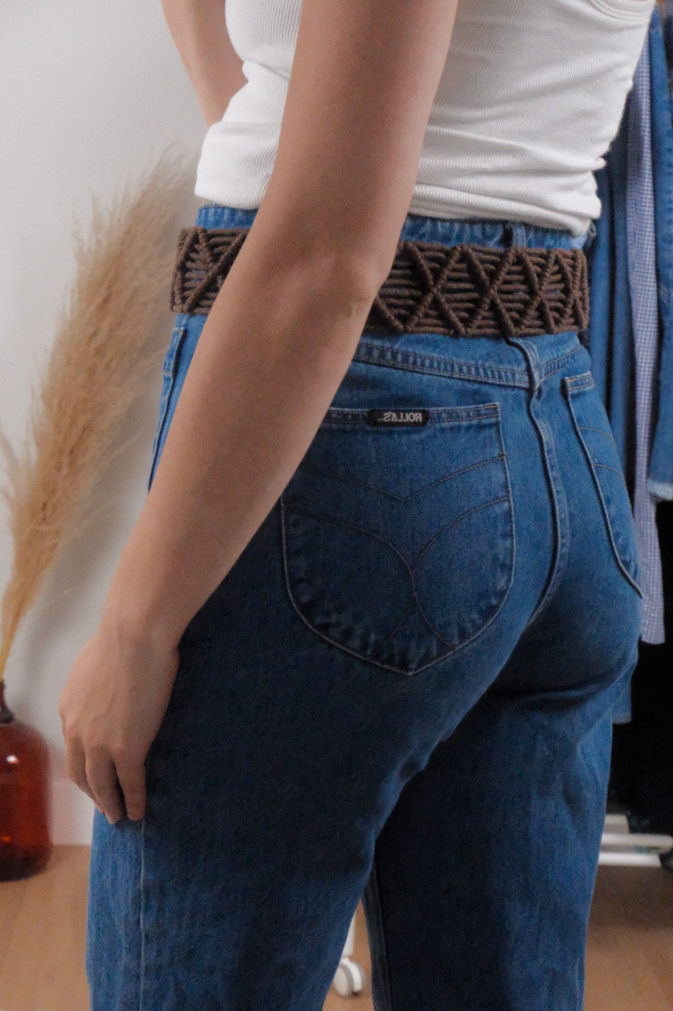 Vintage x Braided/Beaded Belt (XS-L)