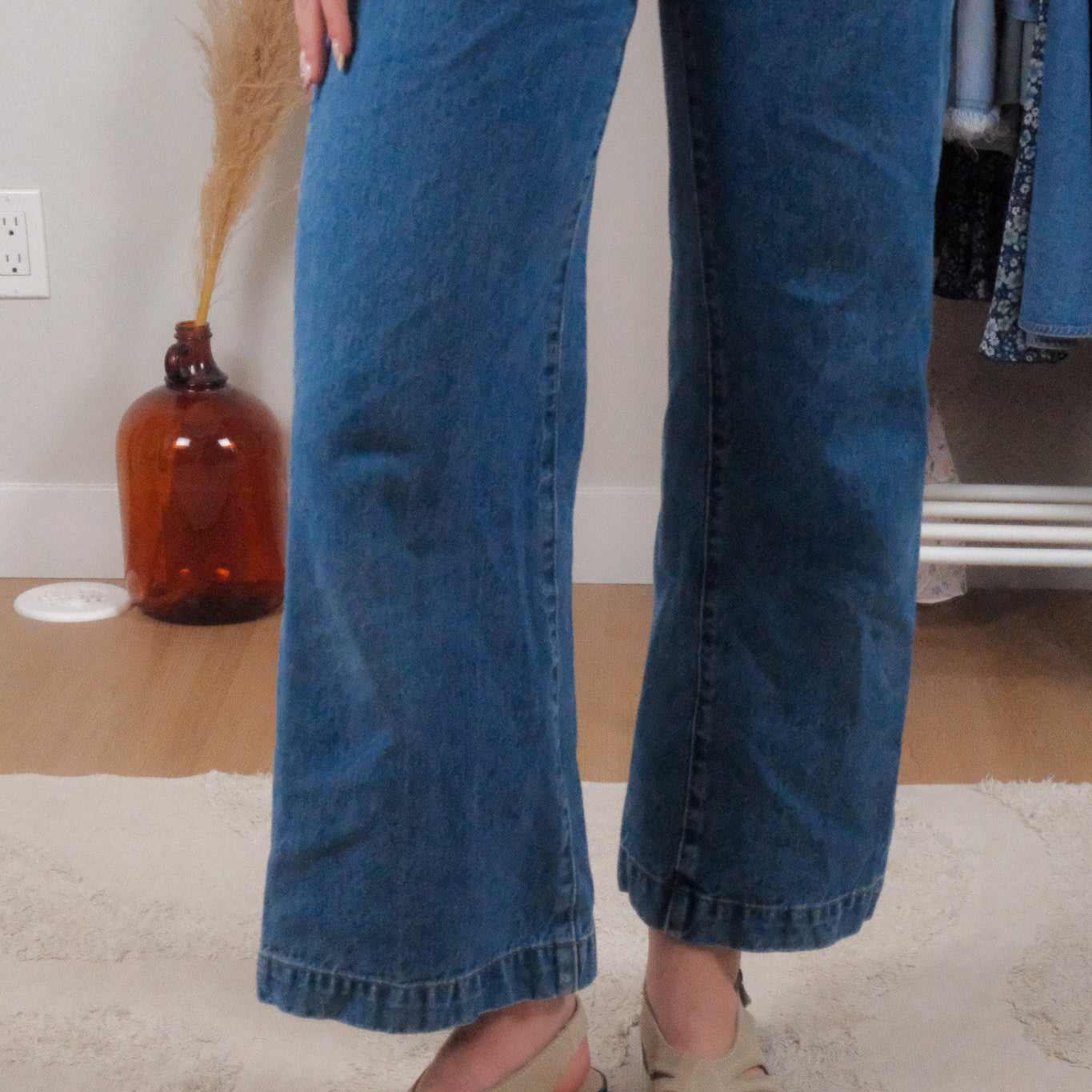 Made in Italy x Vintage x Suede Sandals (7.5)