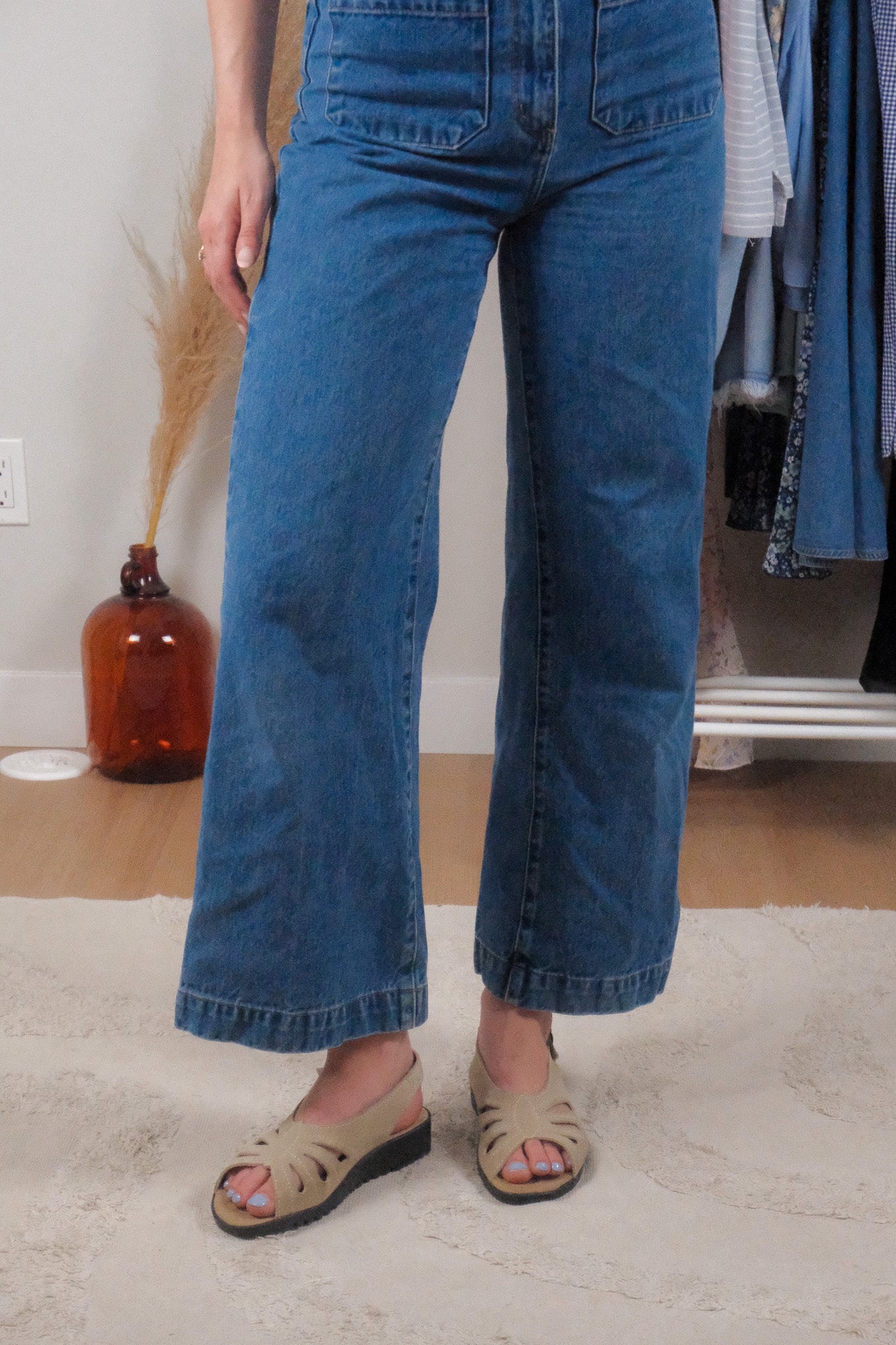 Made in Italy x Vintage x Suede Sandals (7.5)